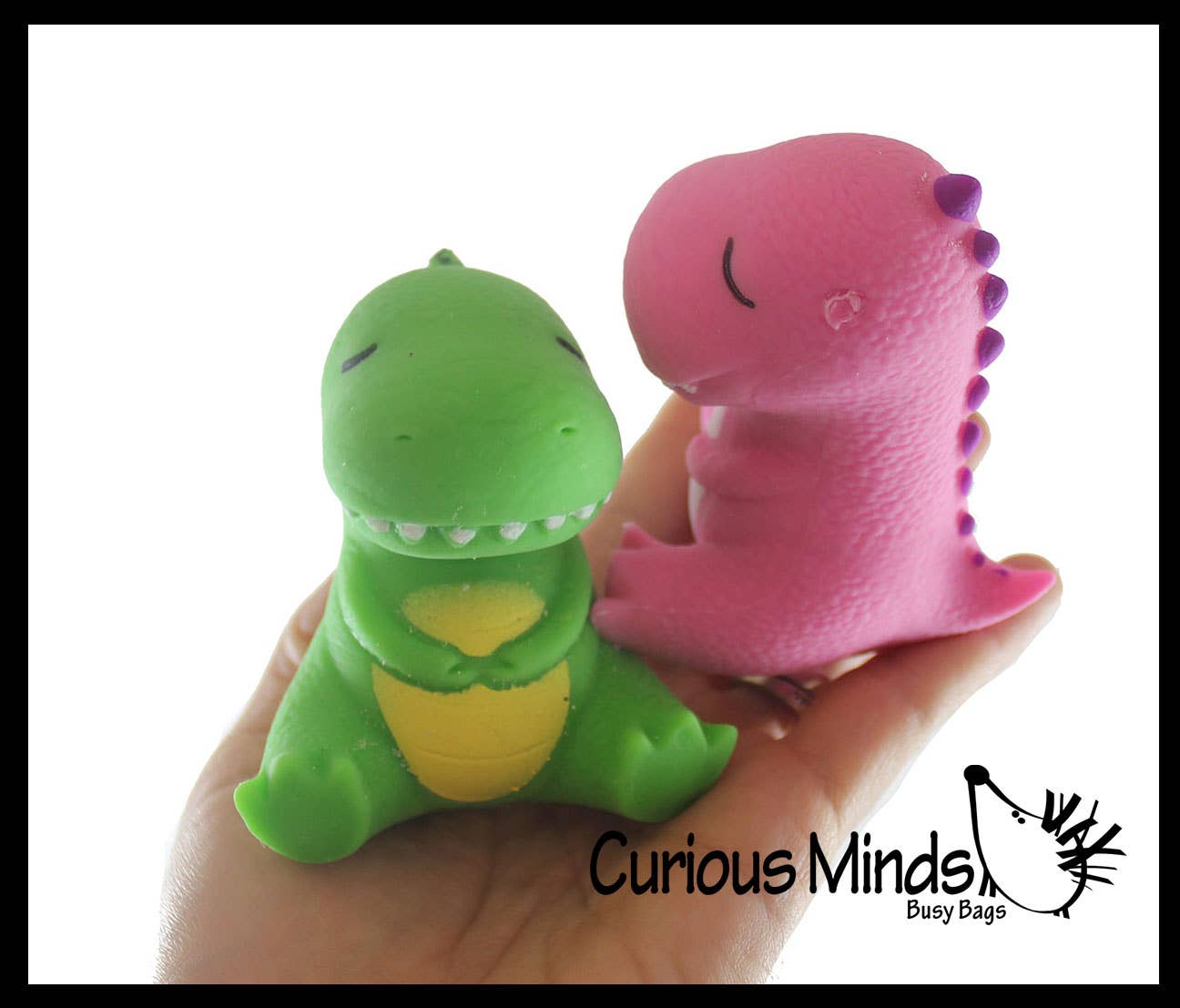 Dinosaur Soft Cream Doh Filled Stress Ball - Squishy Gooe
