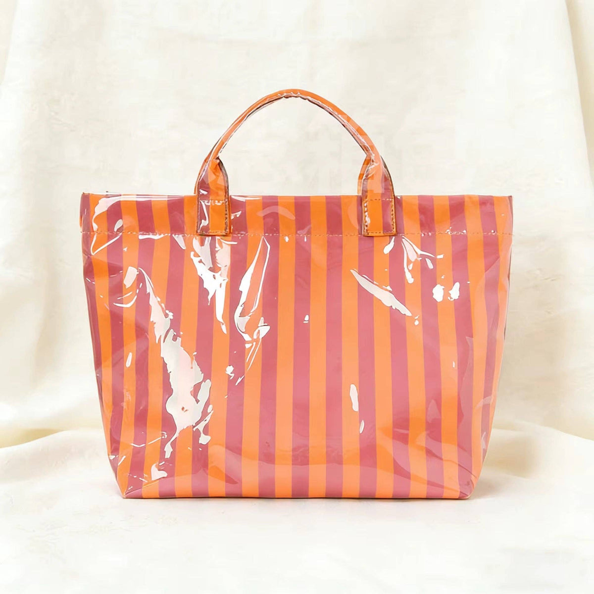 Preppy Striped Tote
