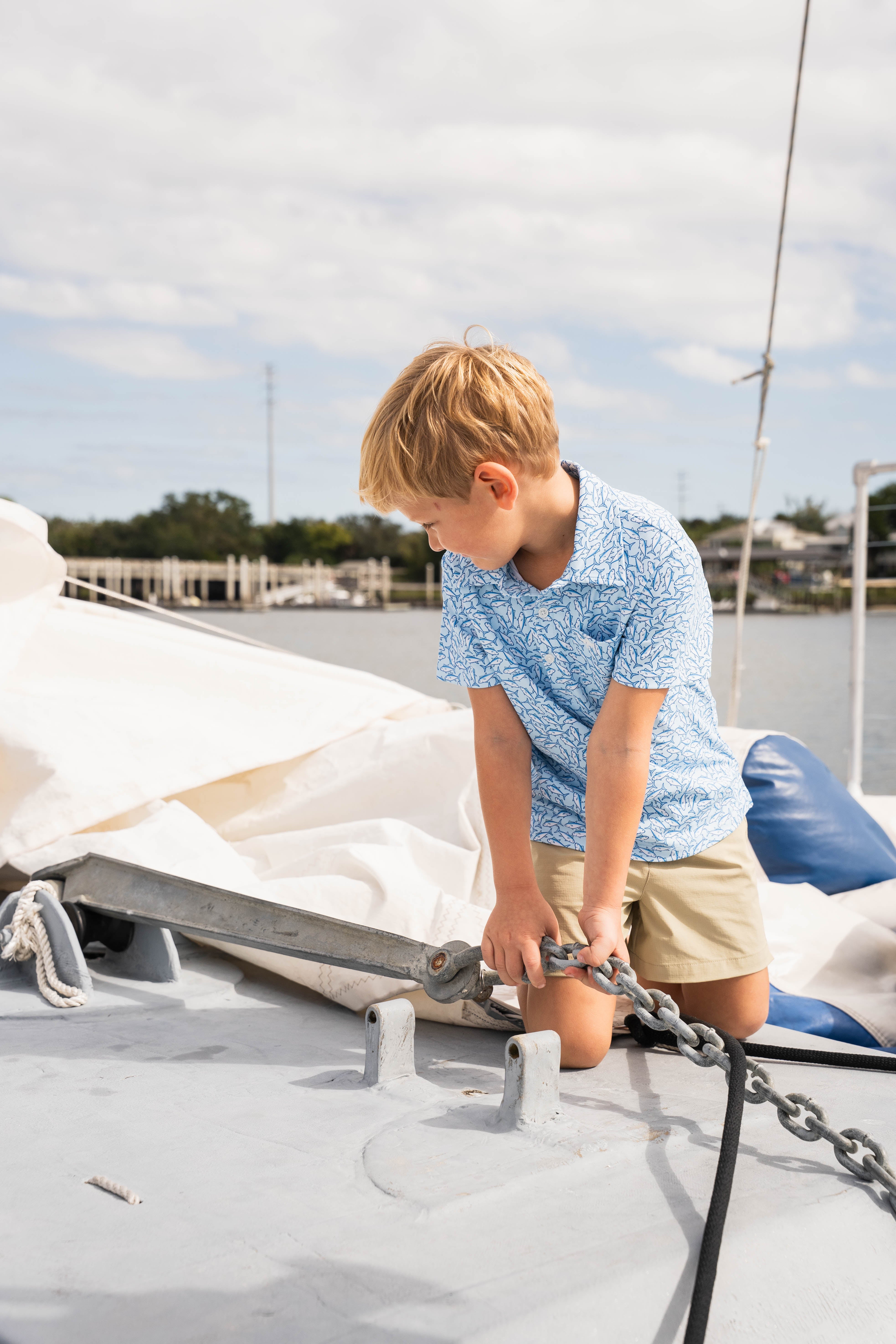 Inshore Performance Polo Tuna