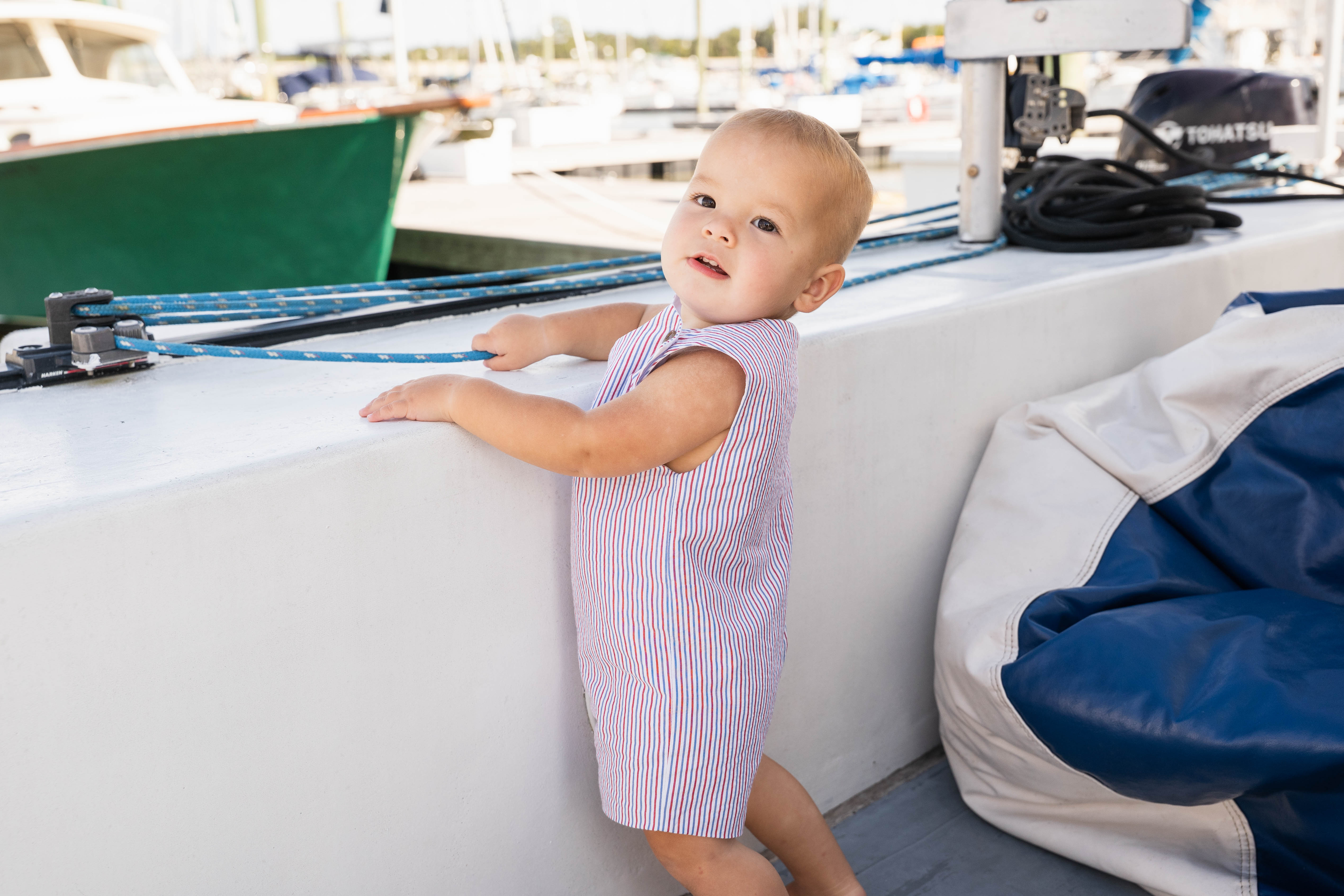 Rivers Jon Jon Patriotic Seersucker