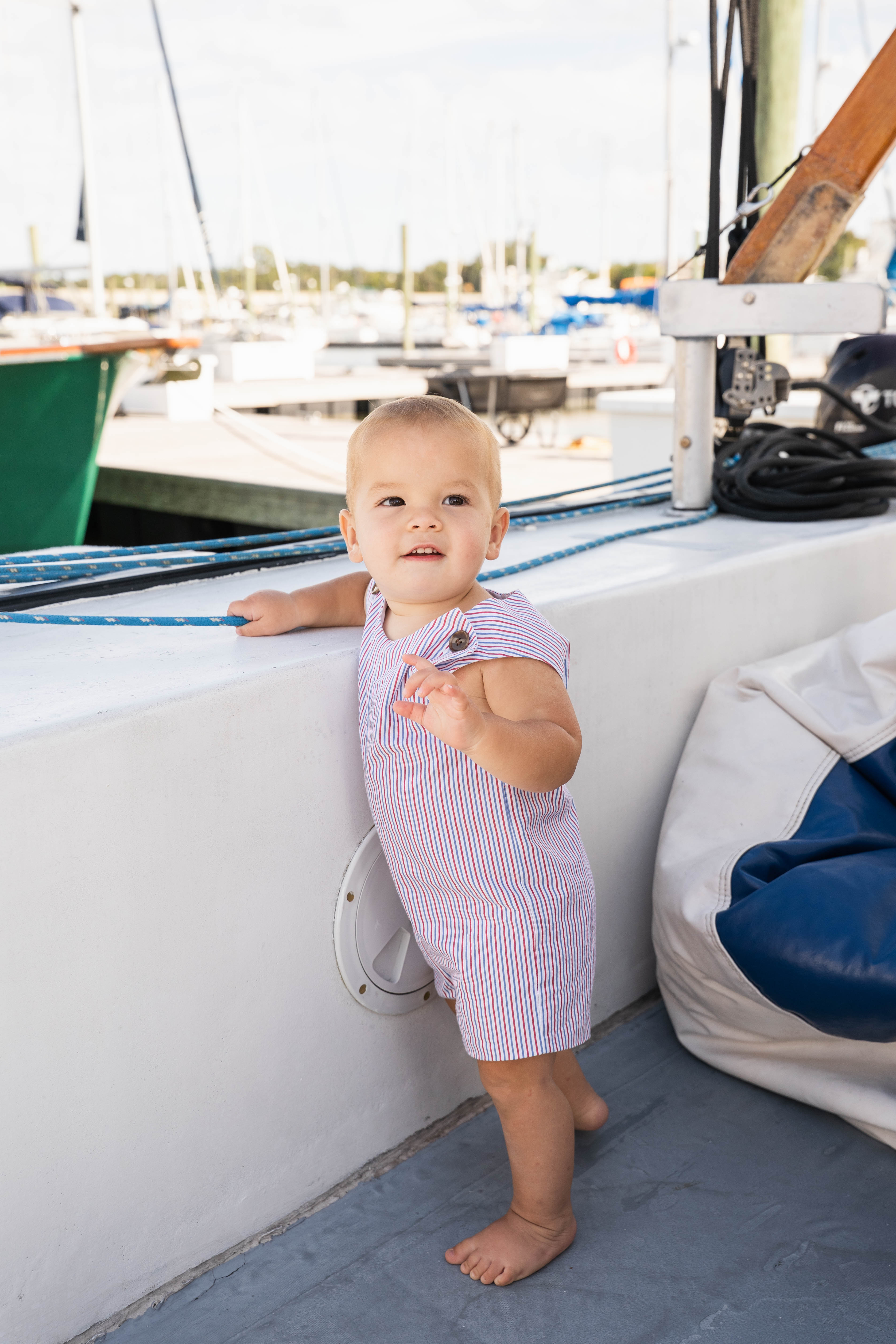 Rivers Jon Jon Patriotic Seersucker