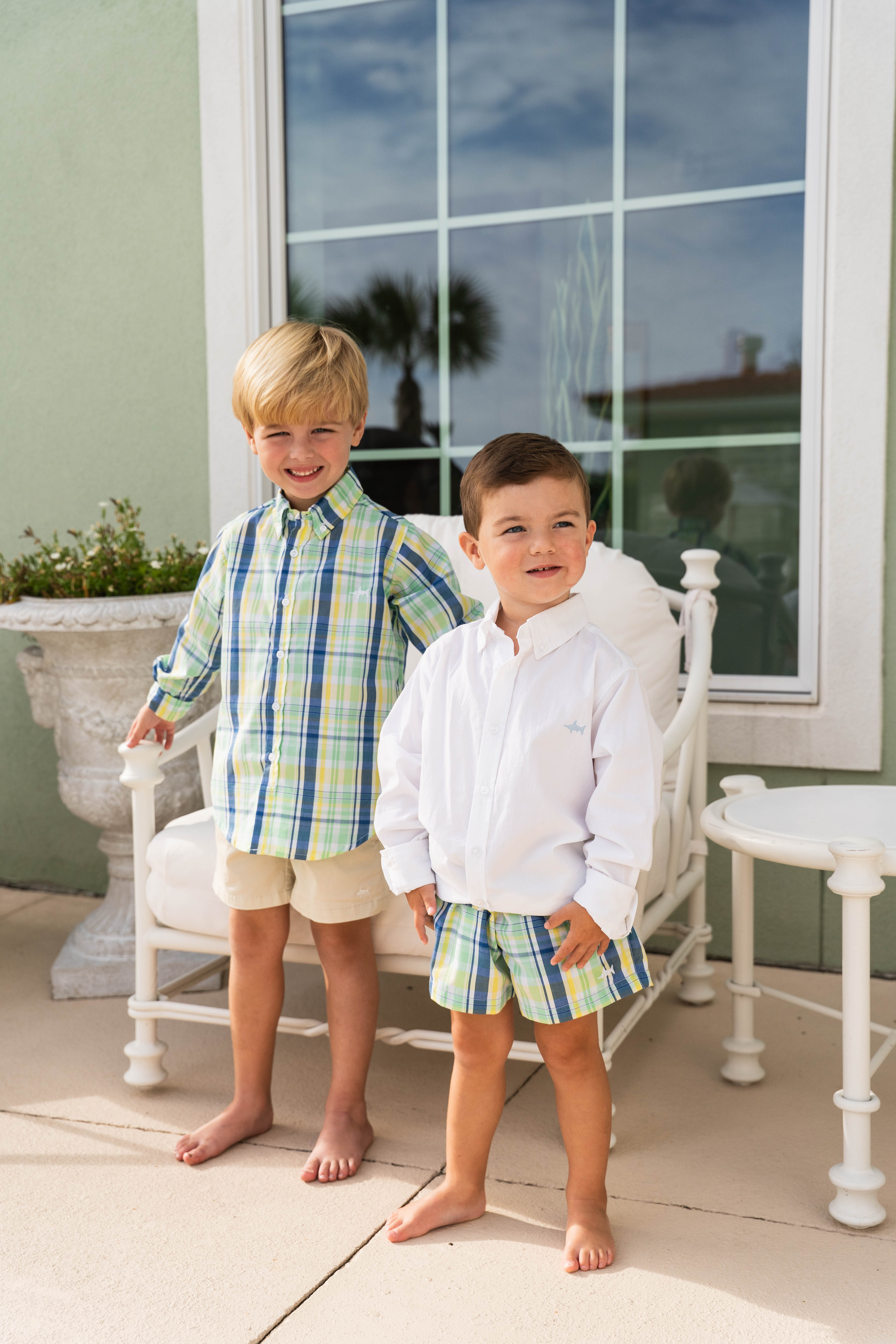 Naples Short Golf Plaid