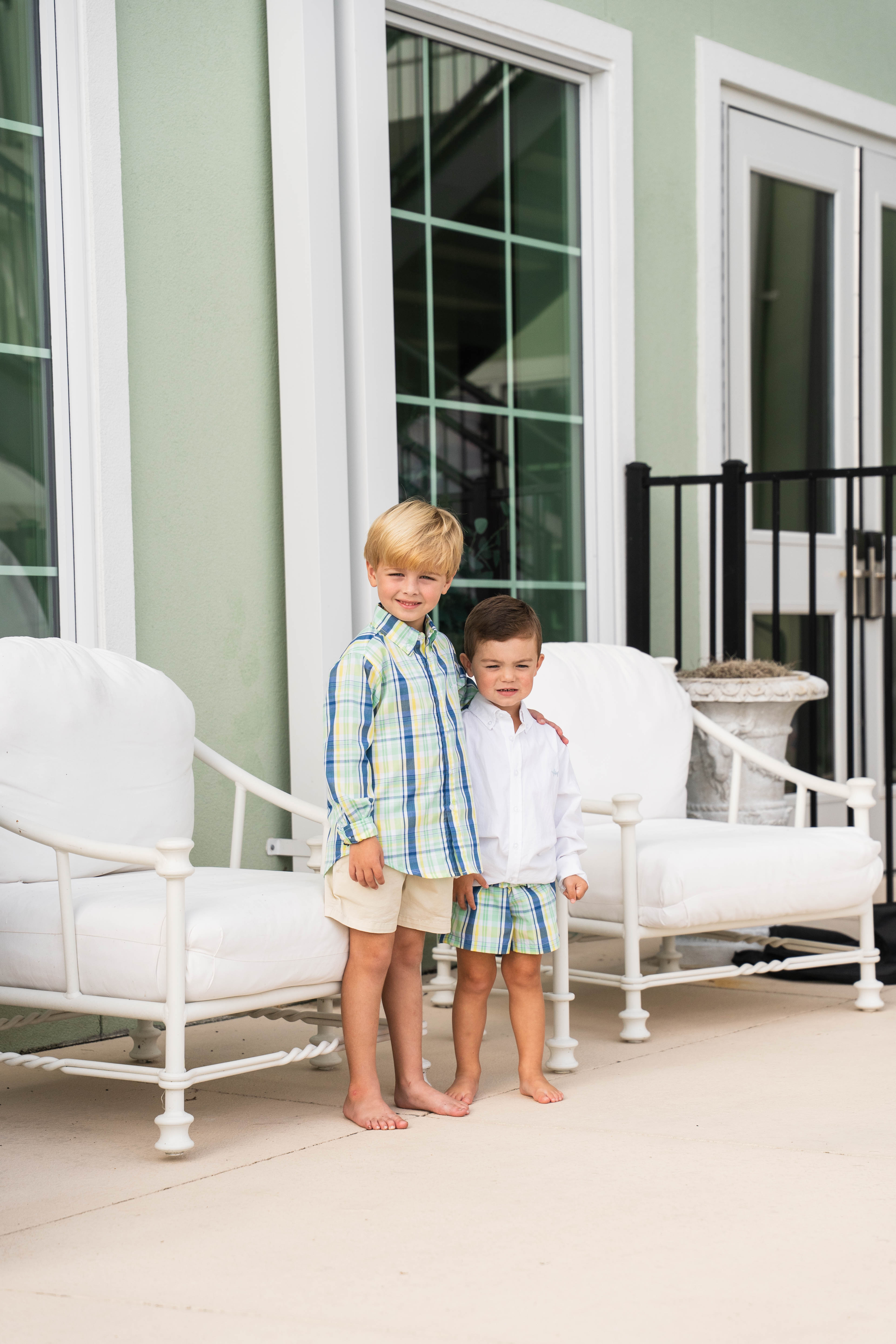 Naples Short Golf Plaid