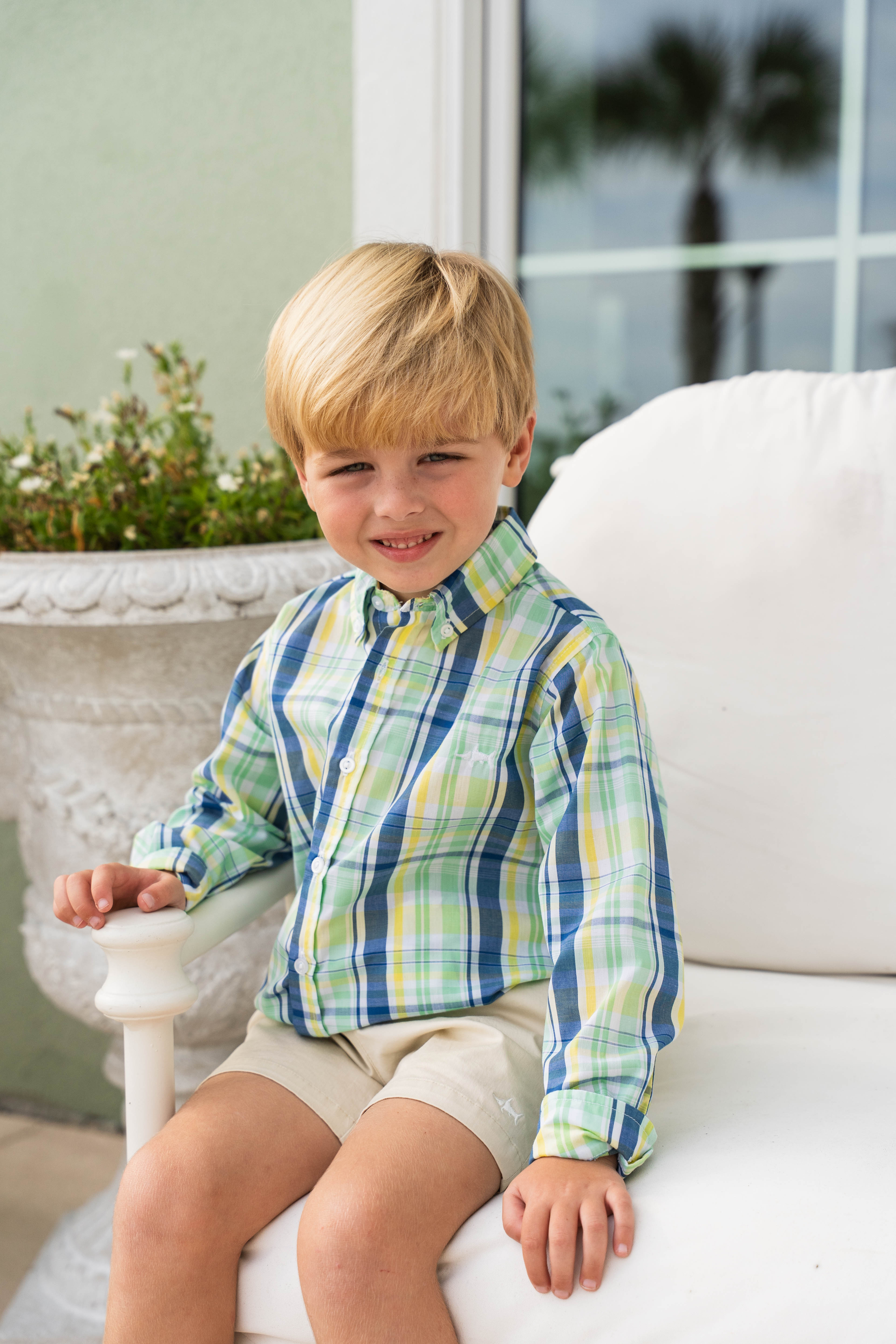 Carter Oxford Shirt Golf Plaid