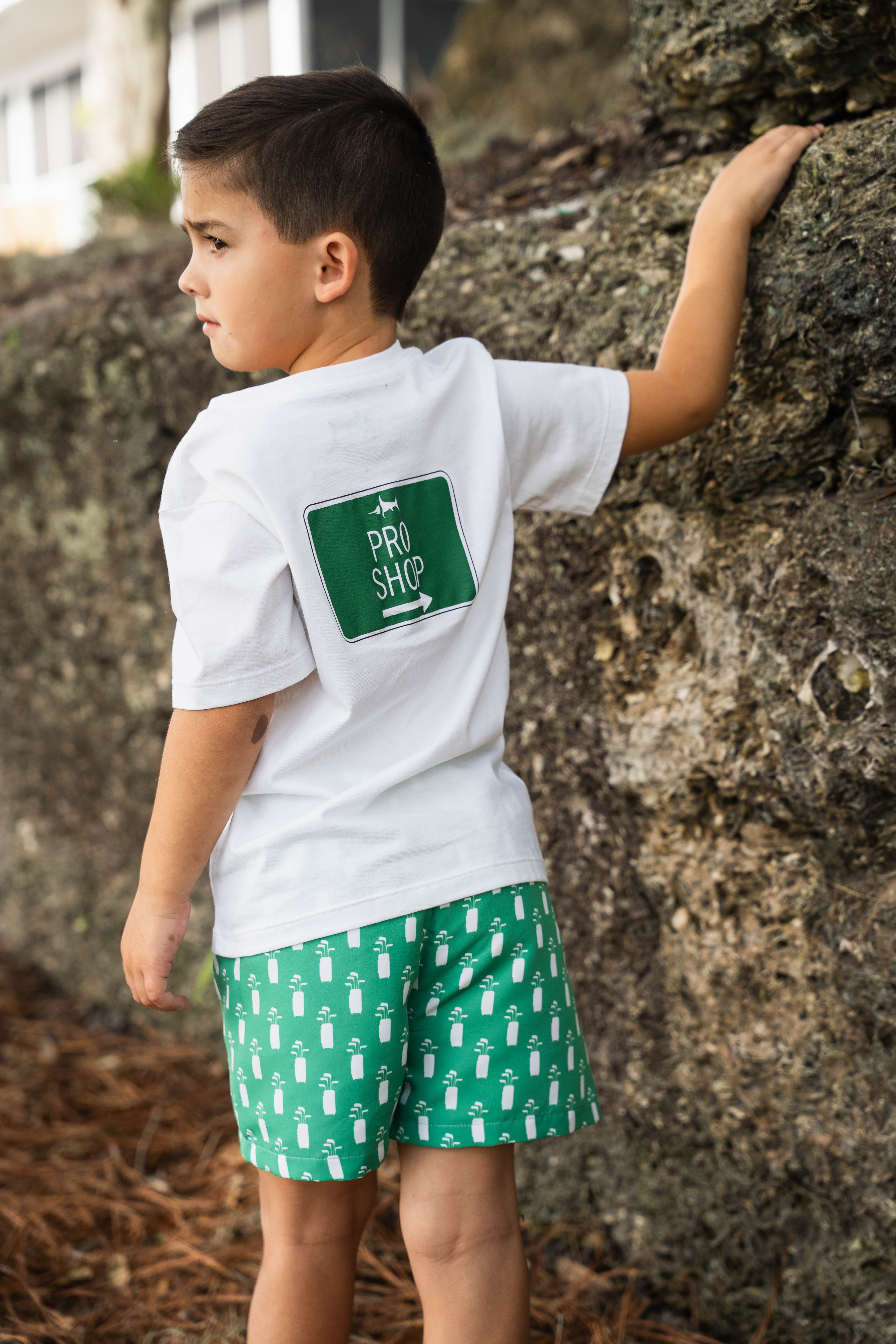 Saint Simons Swim Trunk Green Golf Bag