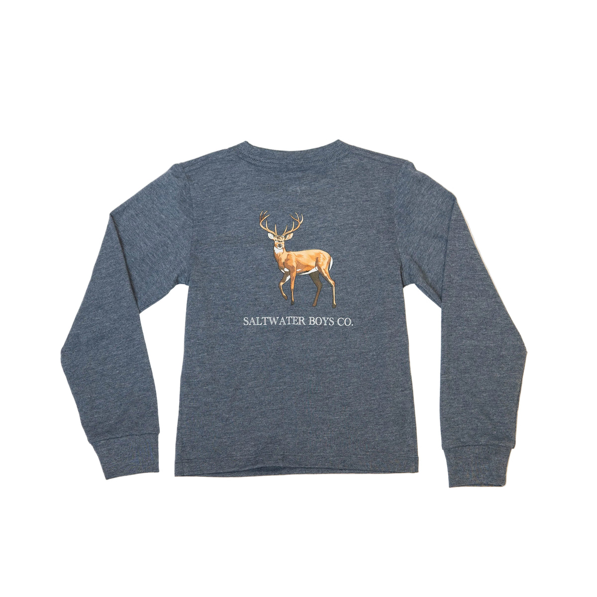 Deer Tee LS - Heather Blue