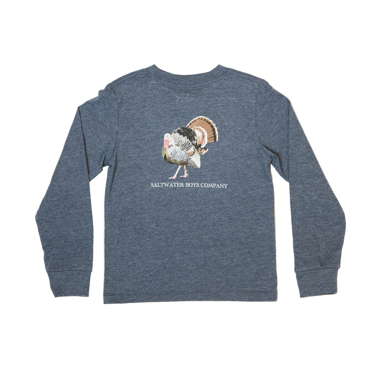 Turkey Tee LS - Heather Blue