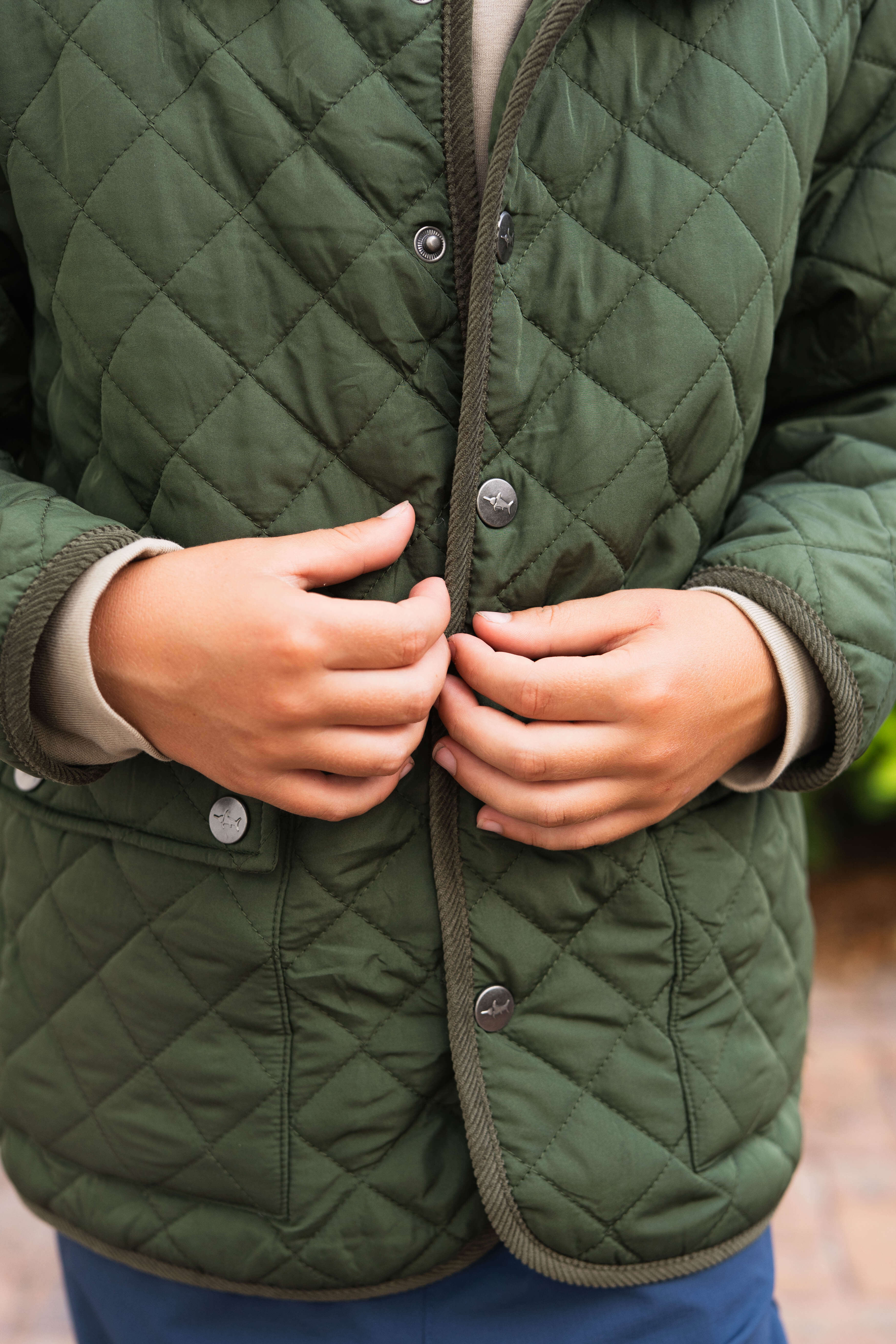 Derby Field Boys Jacket Green