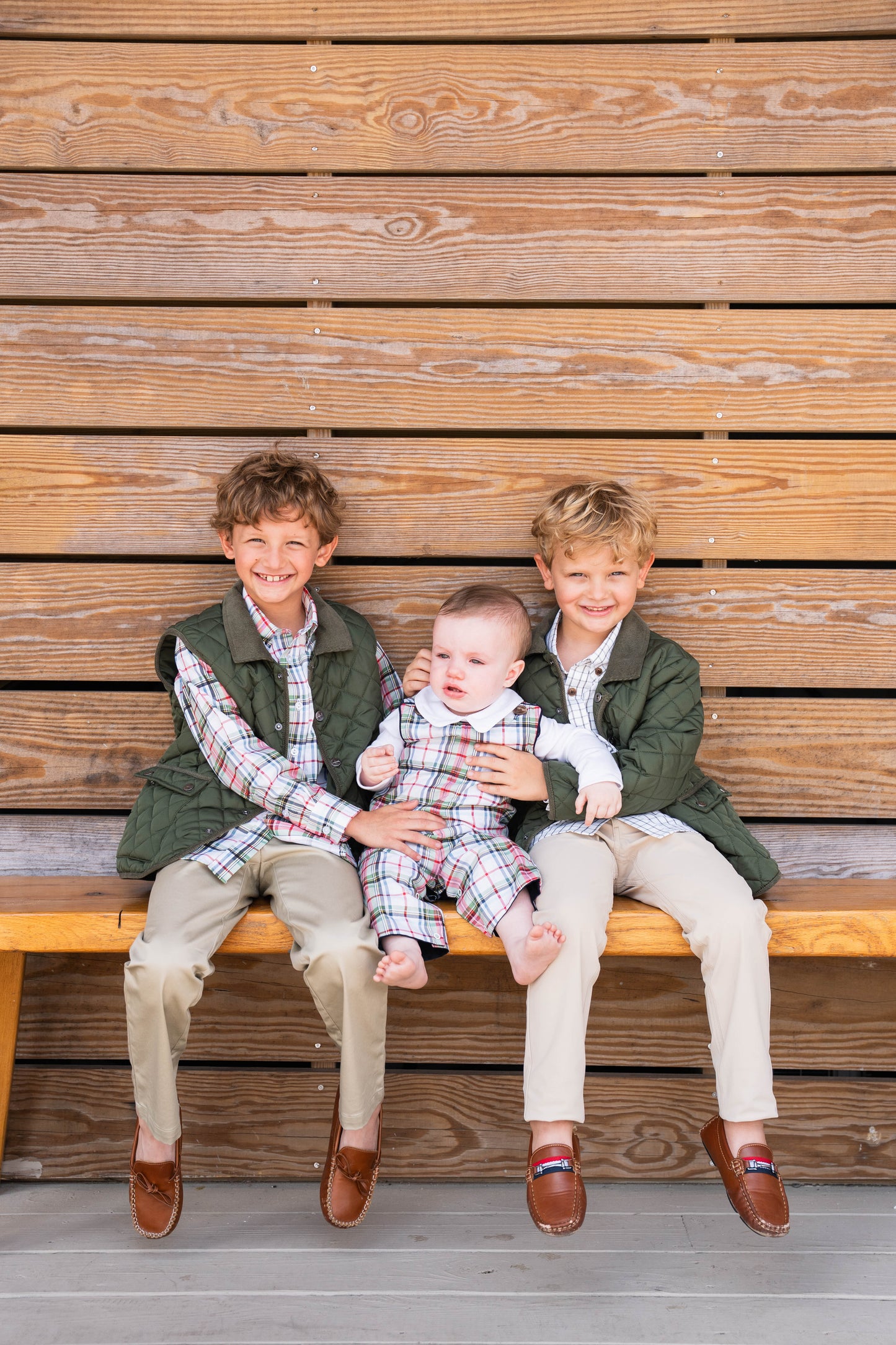 Rivers Reversible Longall Creme Plaid