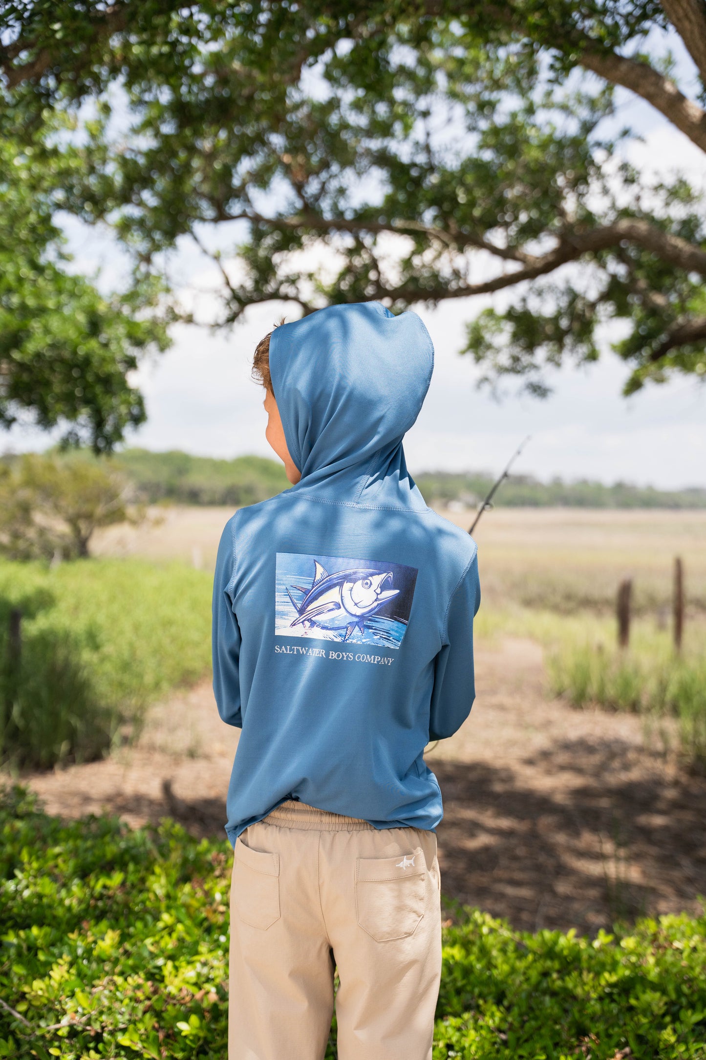 Tuna Performance Hoodie Blue