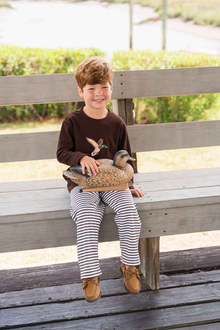 2 Piece Applique Boys Pant Set Mallards