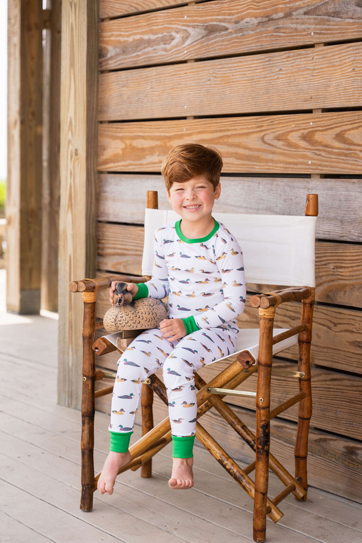 Jekyll Pima 2 Piece Boys Pajamas Mallards
