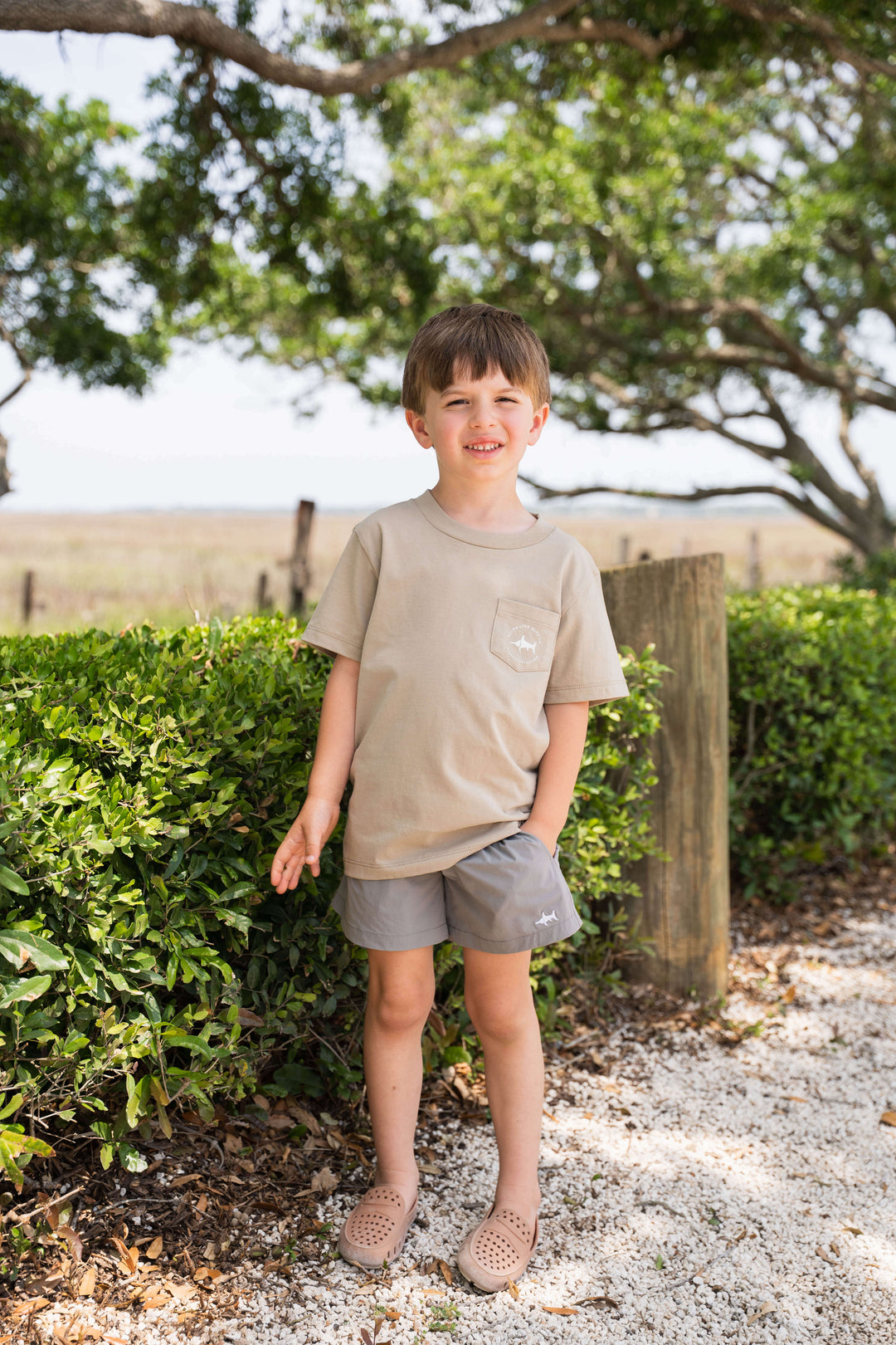 Inlet Boys Performance Short Grey