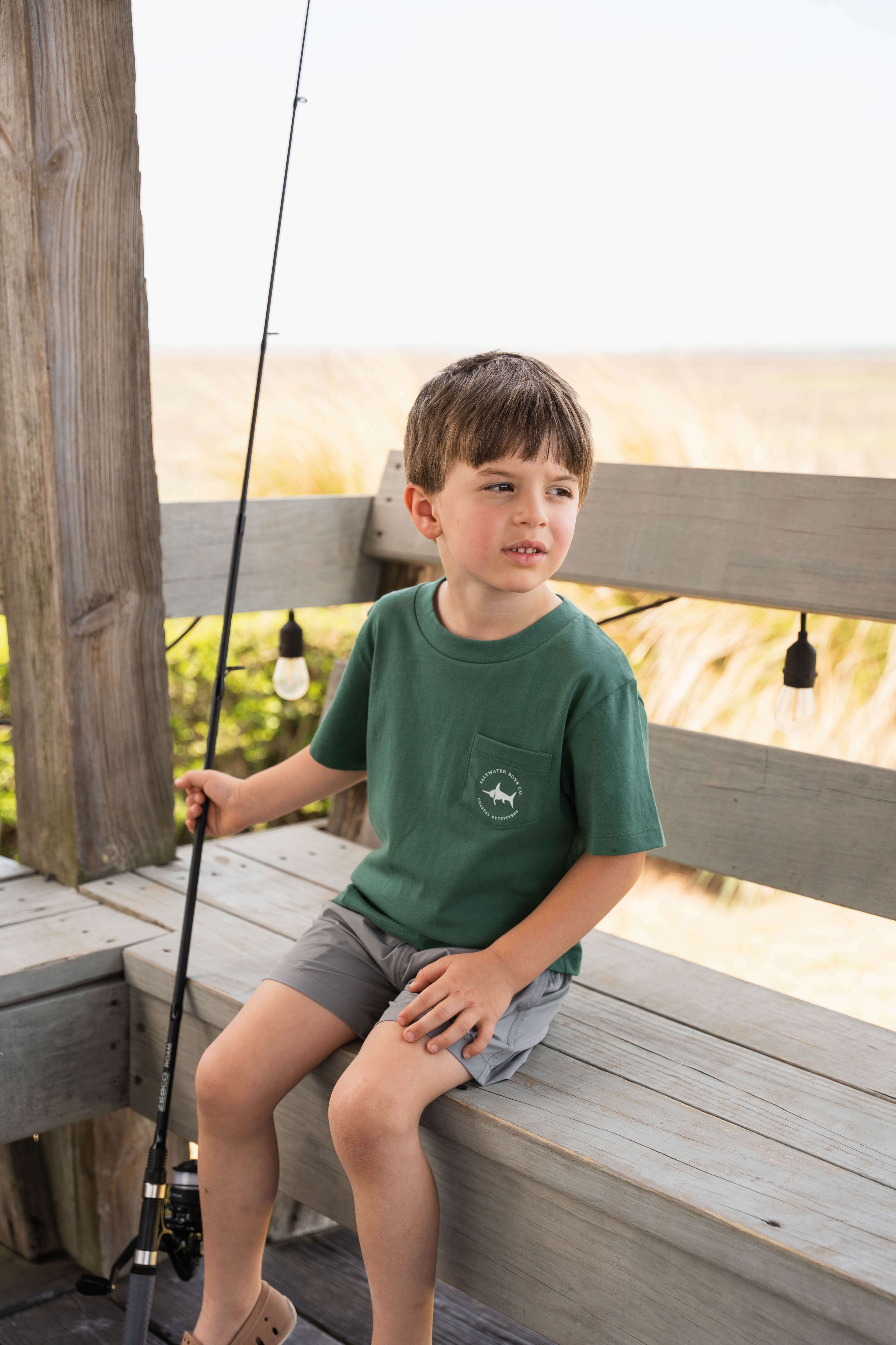 Field & Stream Boys Graphic Tee SS Green