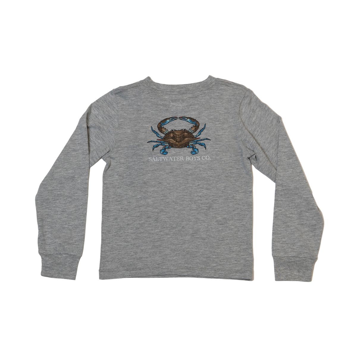Crab Tee LS - Heather Grey