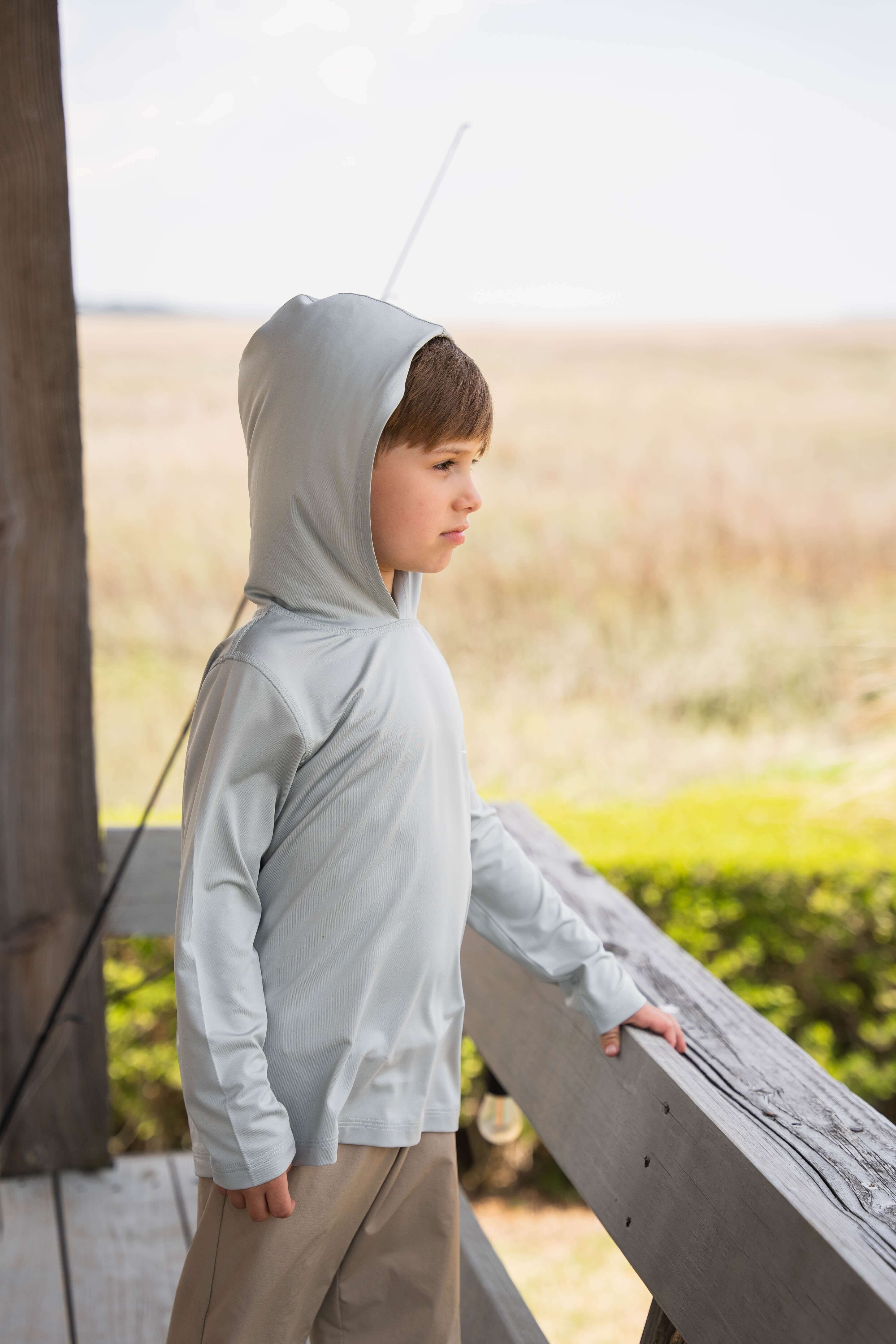 Field & Stream Boys Performance Hoodie Grey