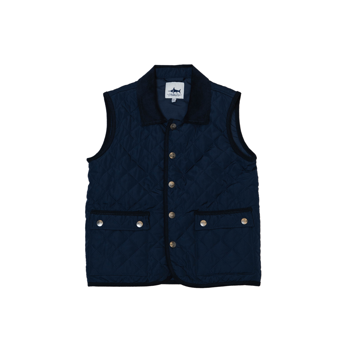Derby Vest - Navy