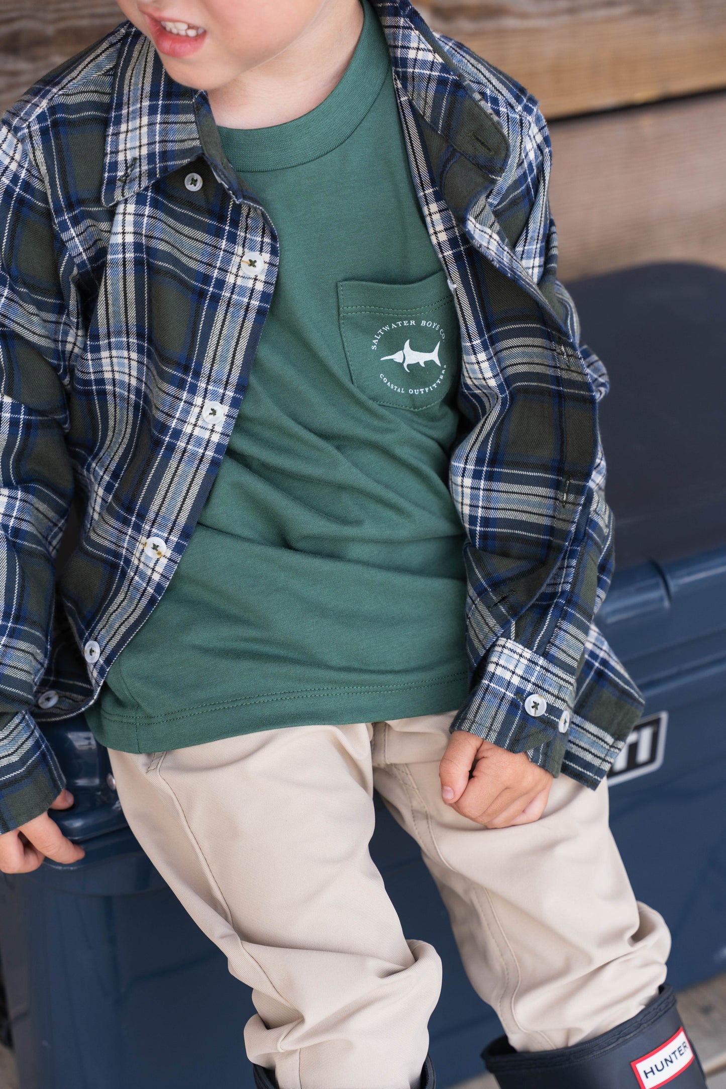 Folly Island Flannel Green