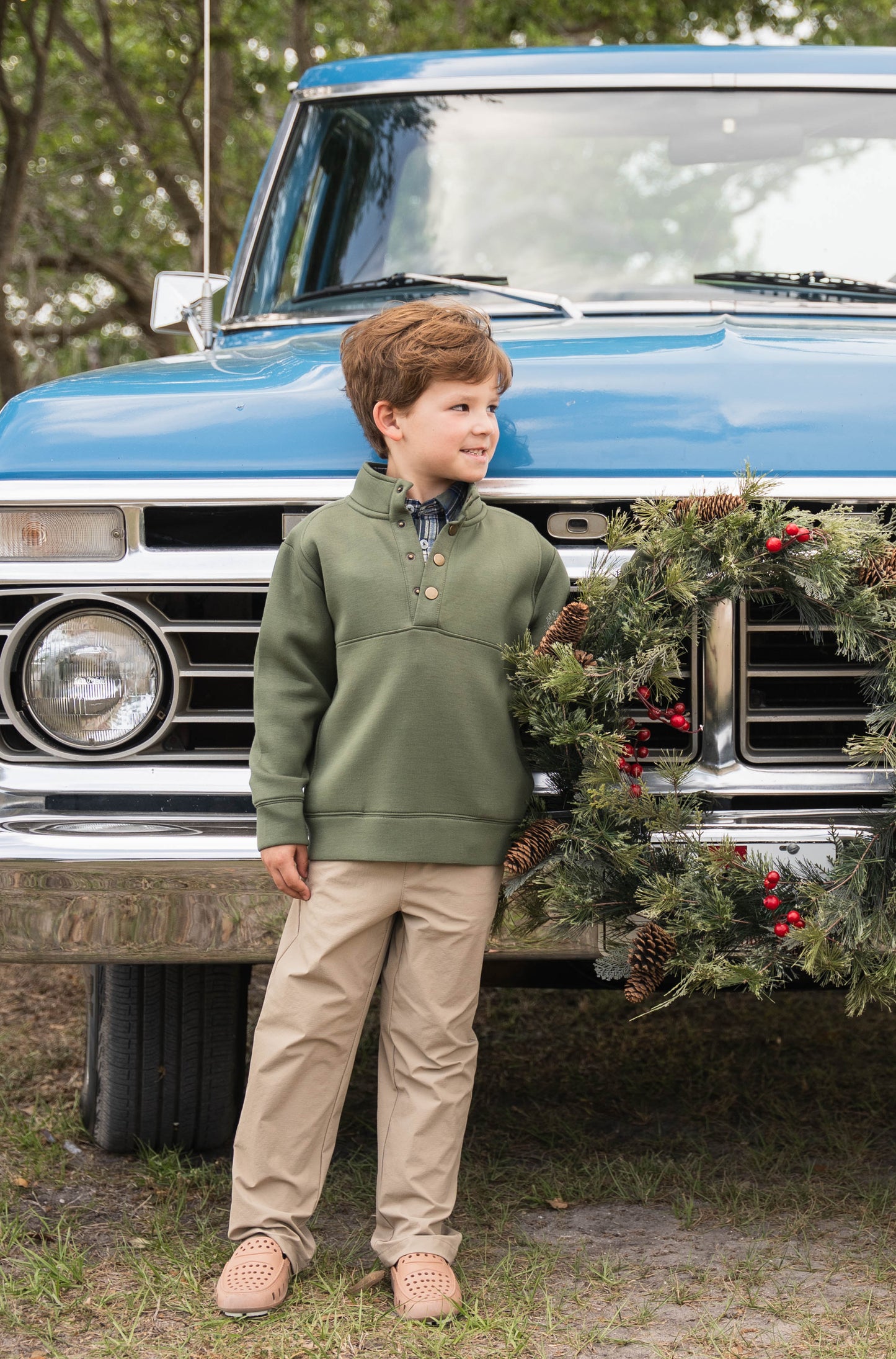 Pierce Performance Pullover - Green