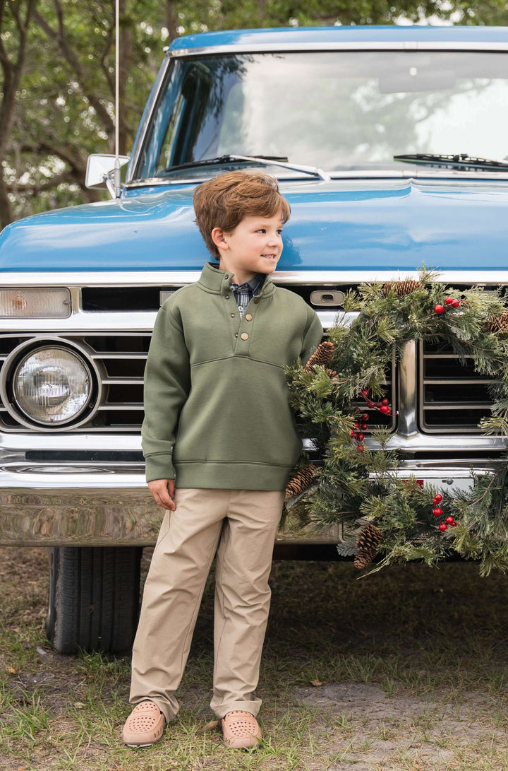 Pierce Boys Performance Pullover  - Green