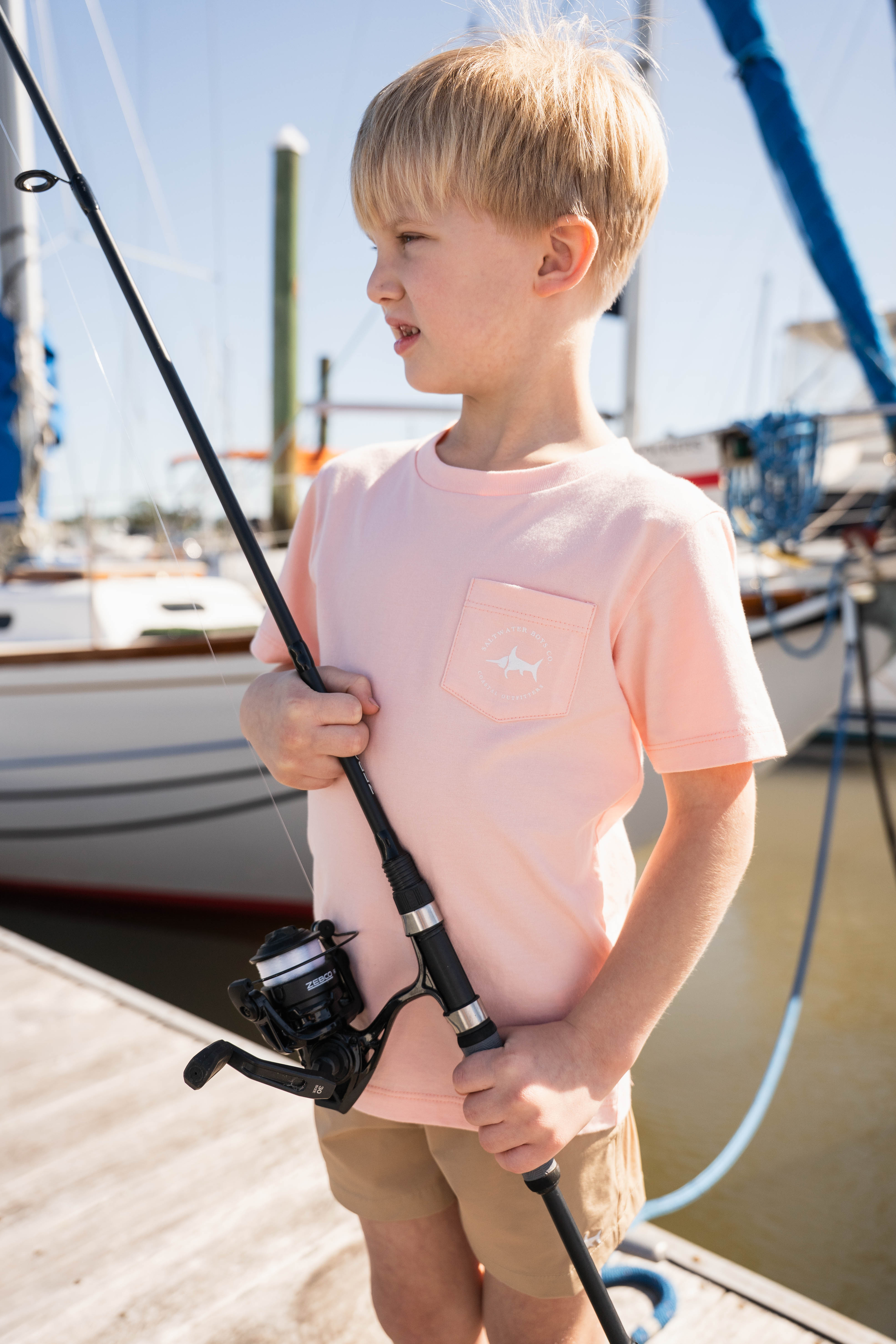 Lighthouse T-Shirt - Salmon
