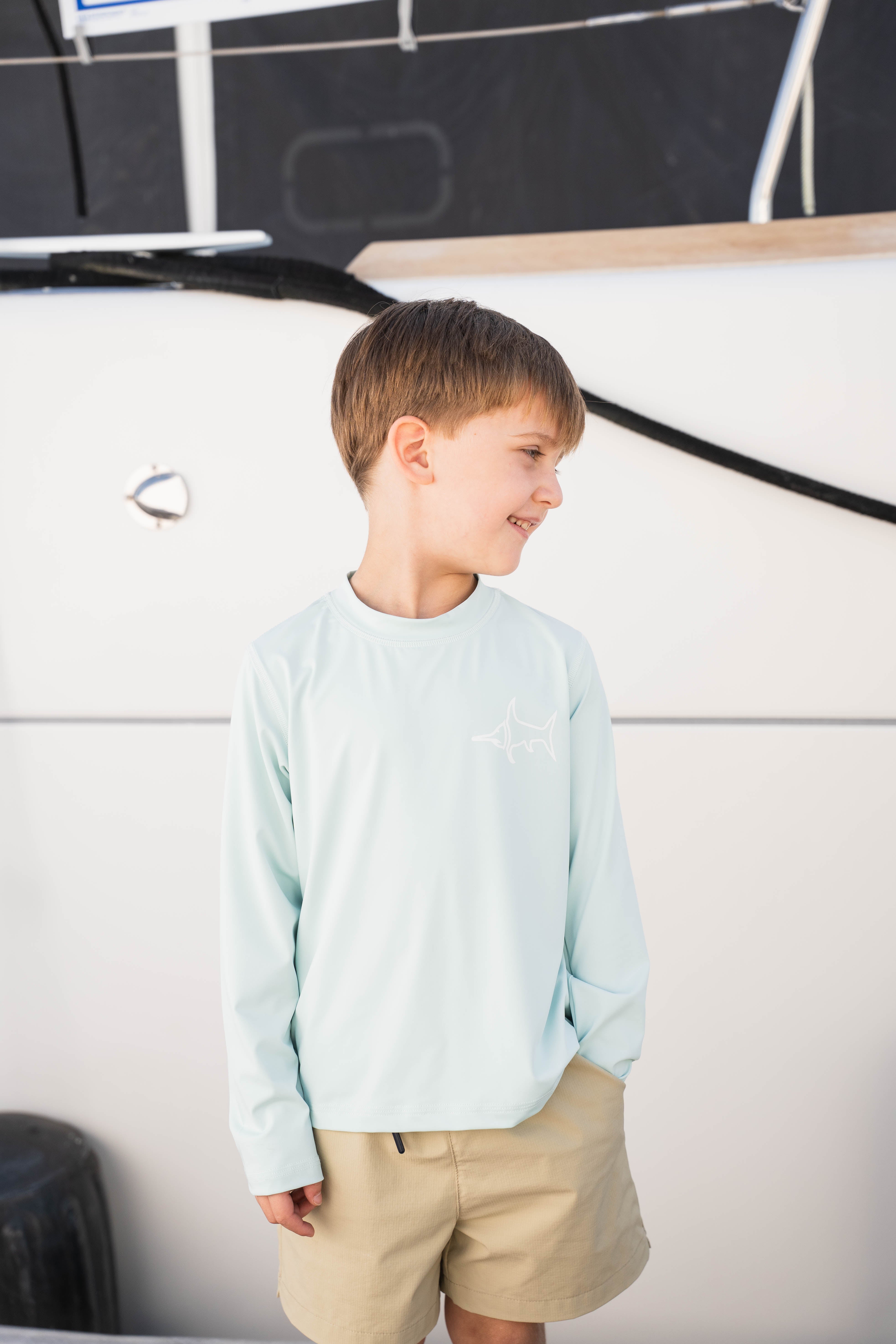 Tybee Rashguard Light Blue