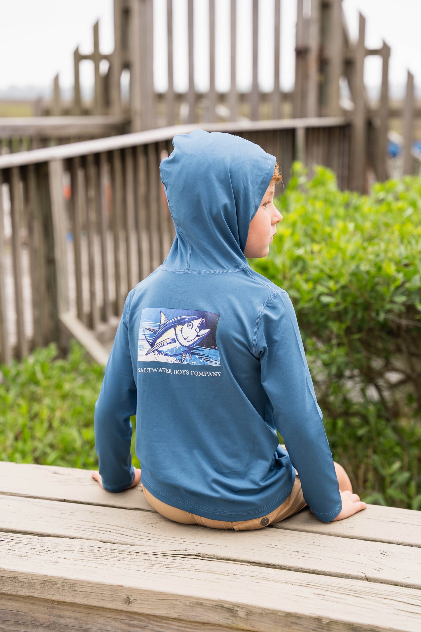 Tuna Performance Hoodie Blue