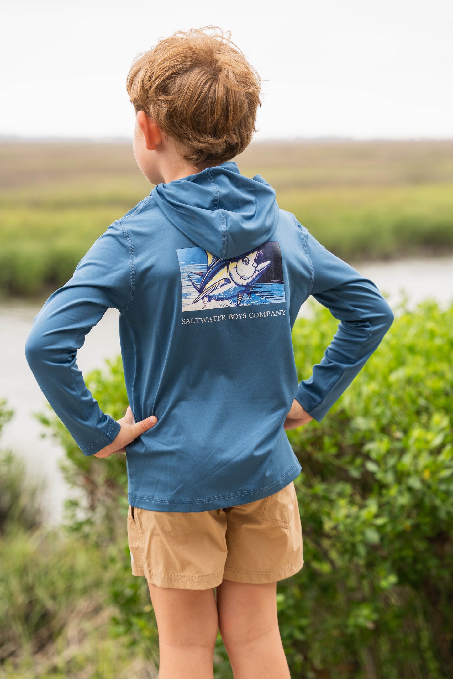 Tuna Performance Hoodie Blue