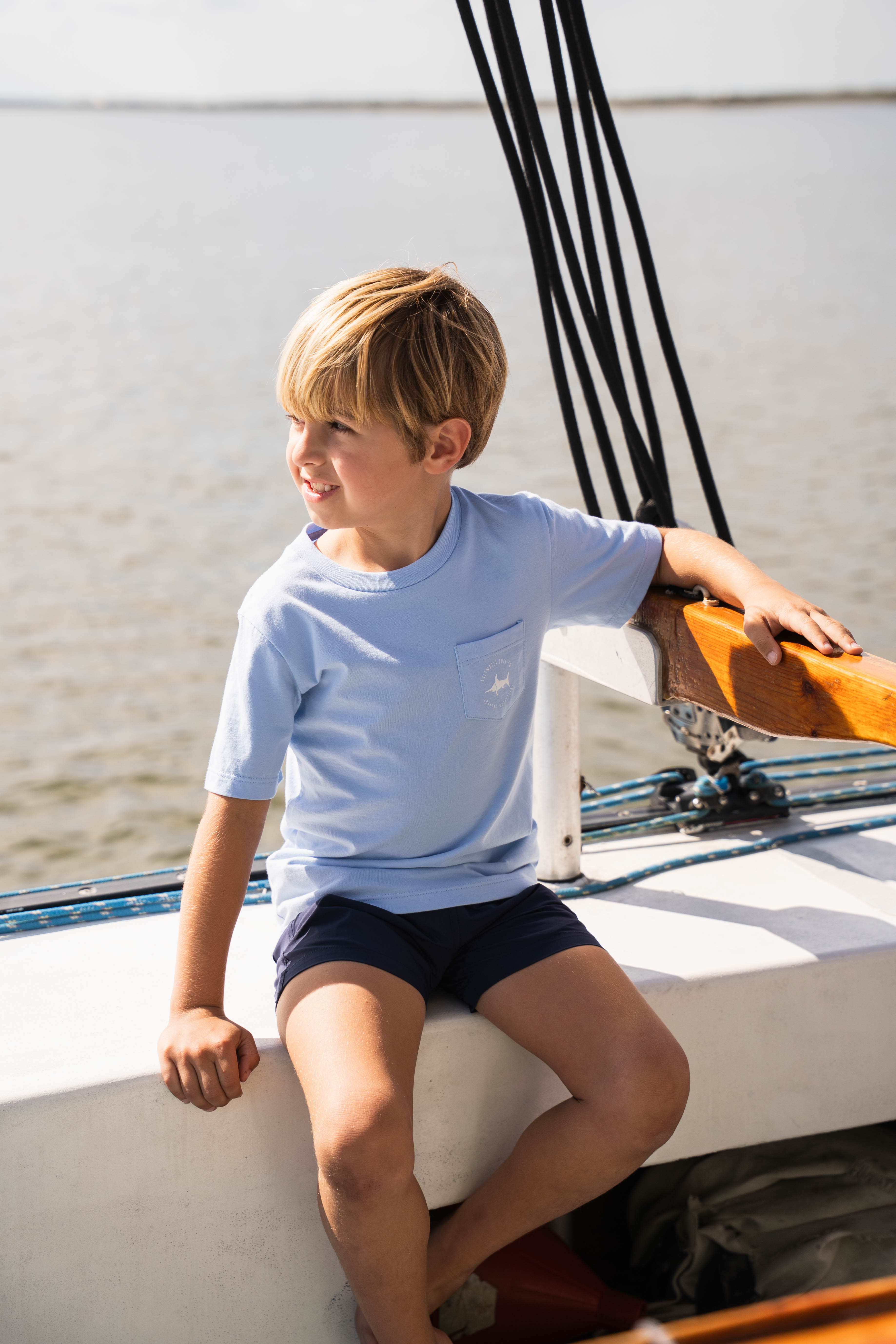 Golf Cart Graphic T-Shirt Blue