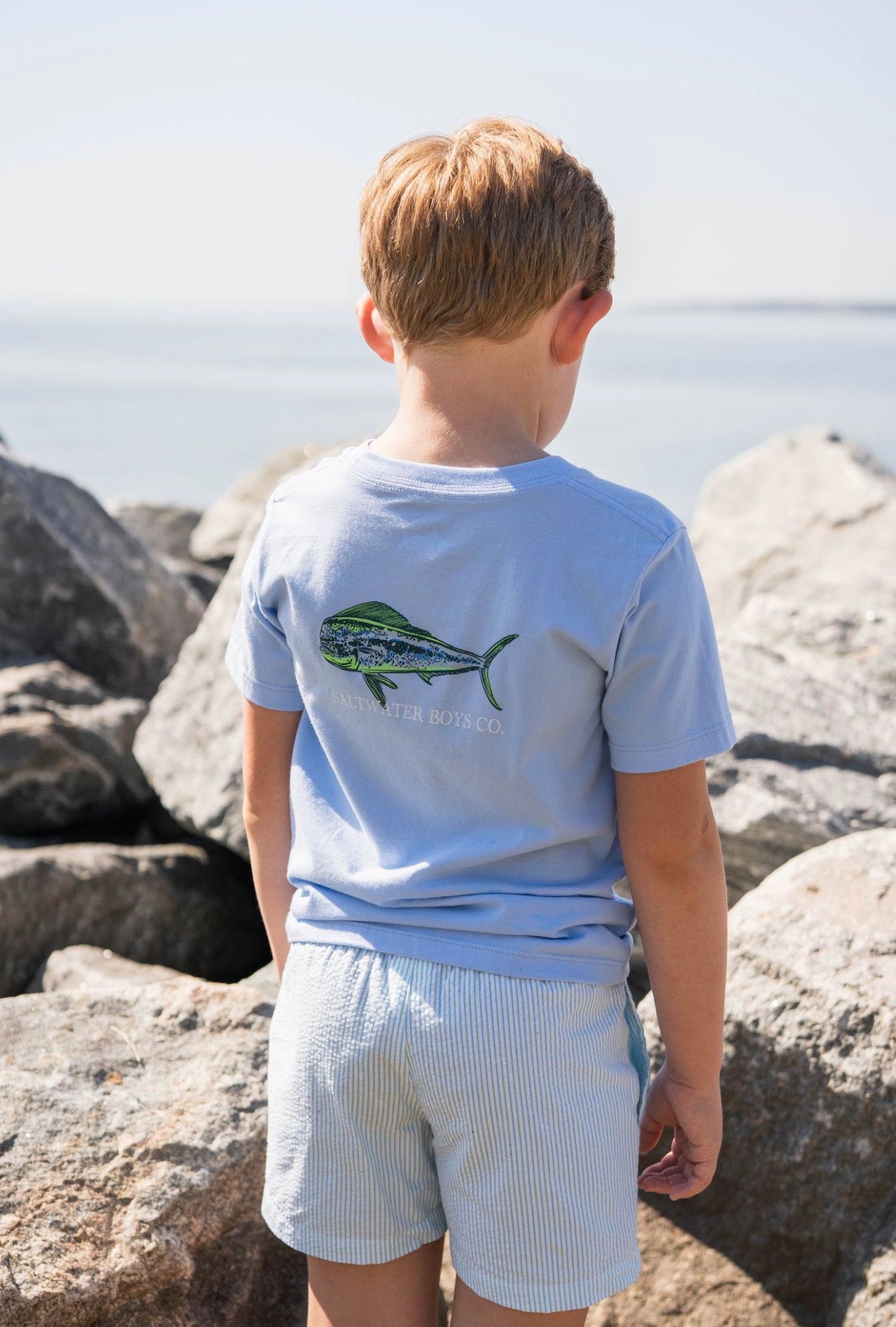 Naples Short Coastal Seersucker