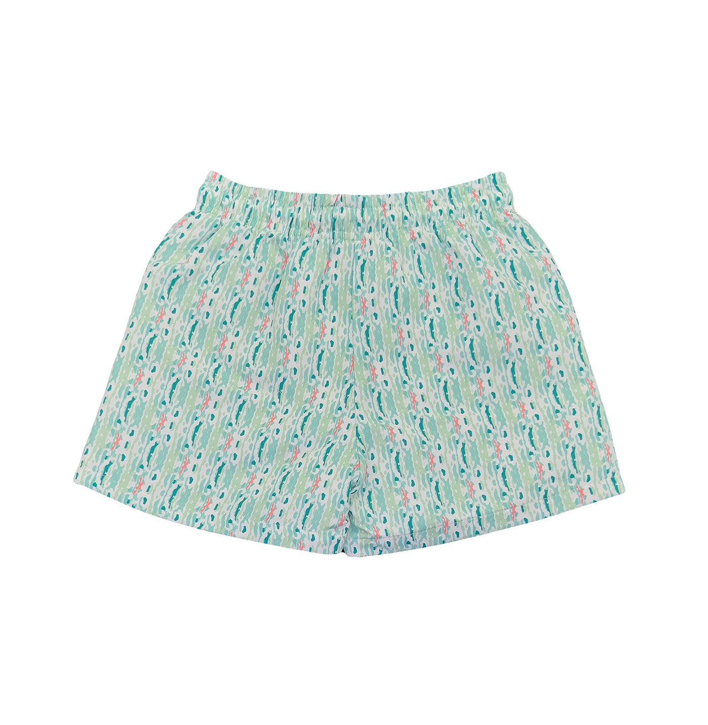 Saint Simons Swim Trunk White Ikat