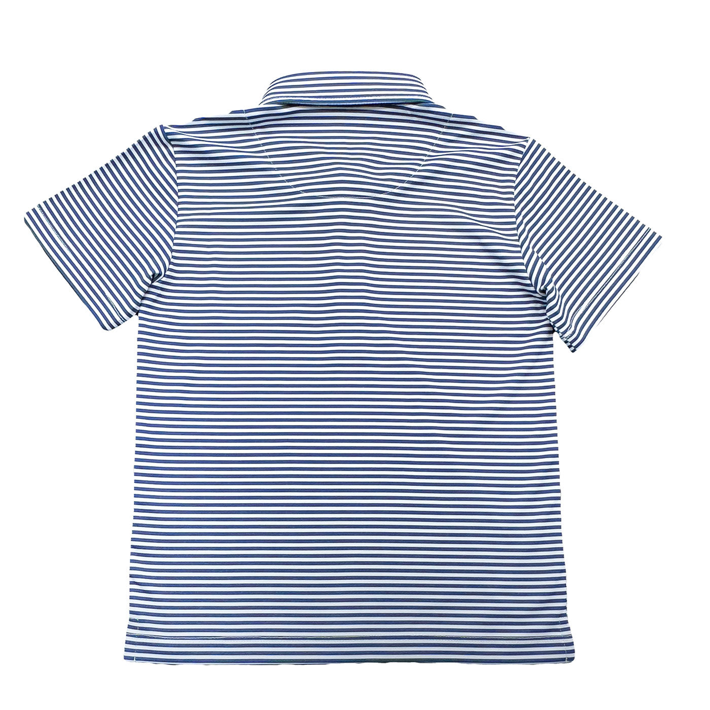 Inshore Performance Polo Navy Stripe