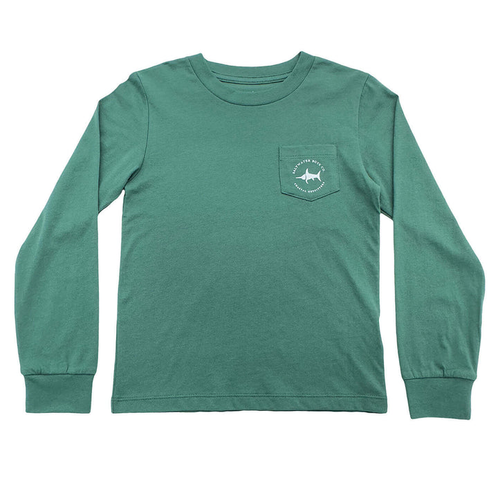 Turkey Boys Graphic Tee LS Green