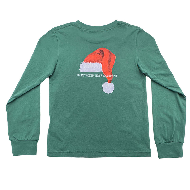 Santa Hat Boys Graphic Tee LS