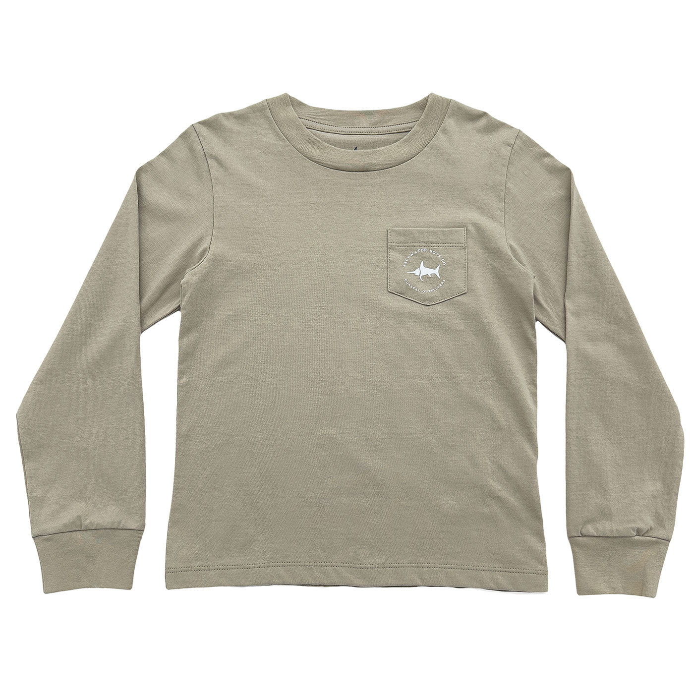 Great White Graphic Tee LS Taupe