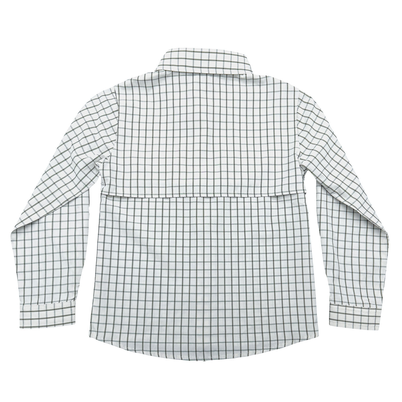 Flagler Fishing Shirt Olive & White Plaid