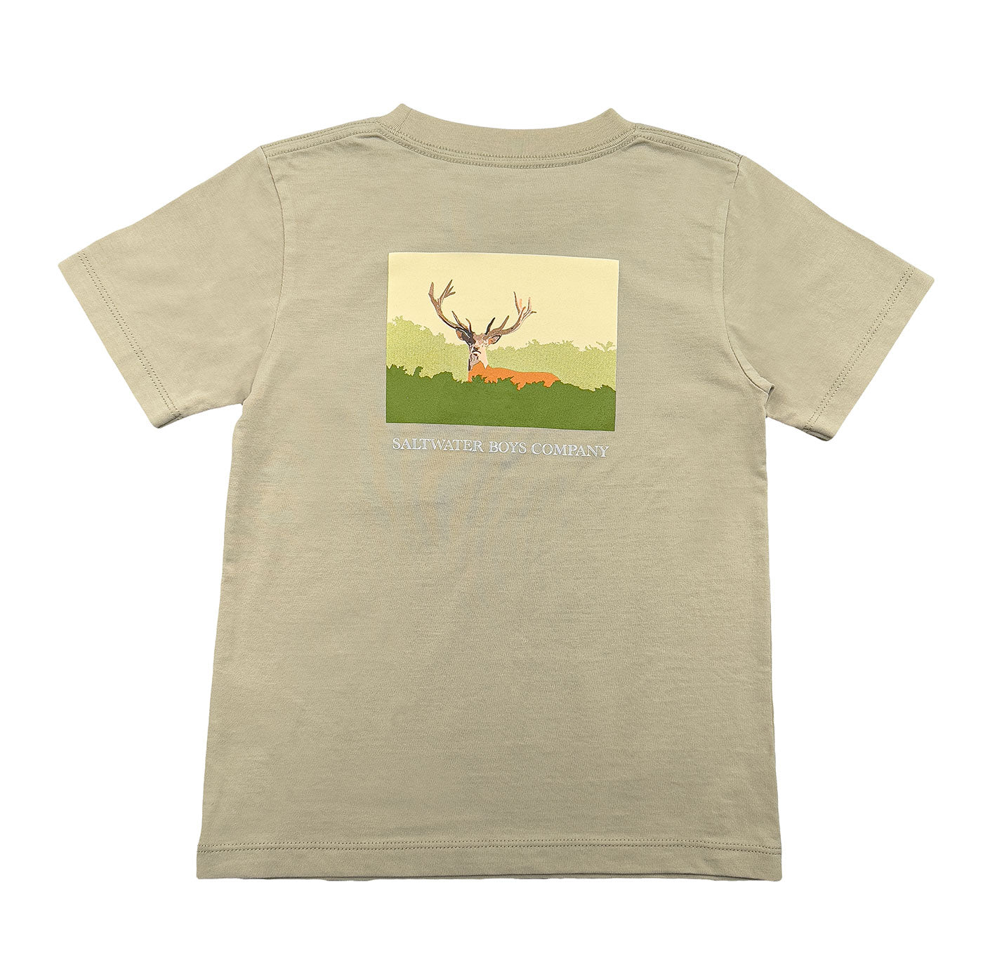 Deer Graphic Tee SS Taupe