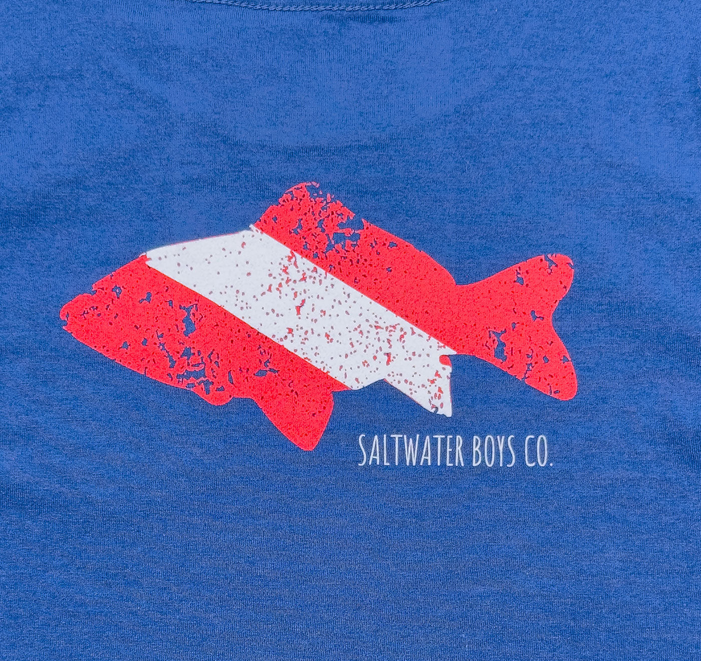 Dive Flag Graphic Tee SS Navy
