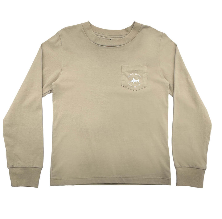 Mallard Boys Graphic Tee LS Taupe