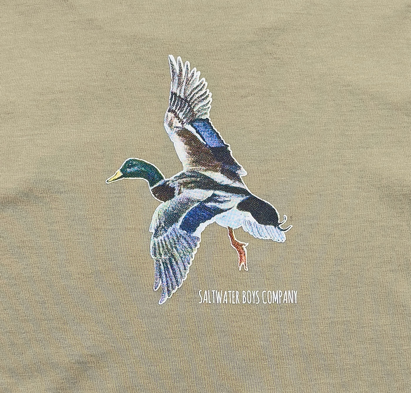 Mallard Graphic Tee LS Taupe