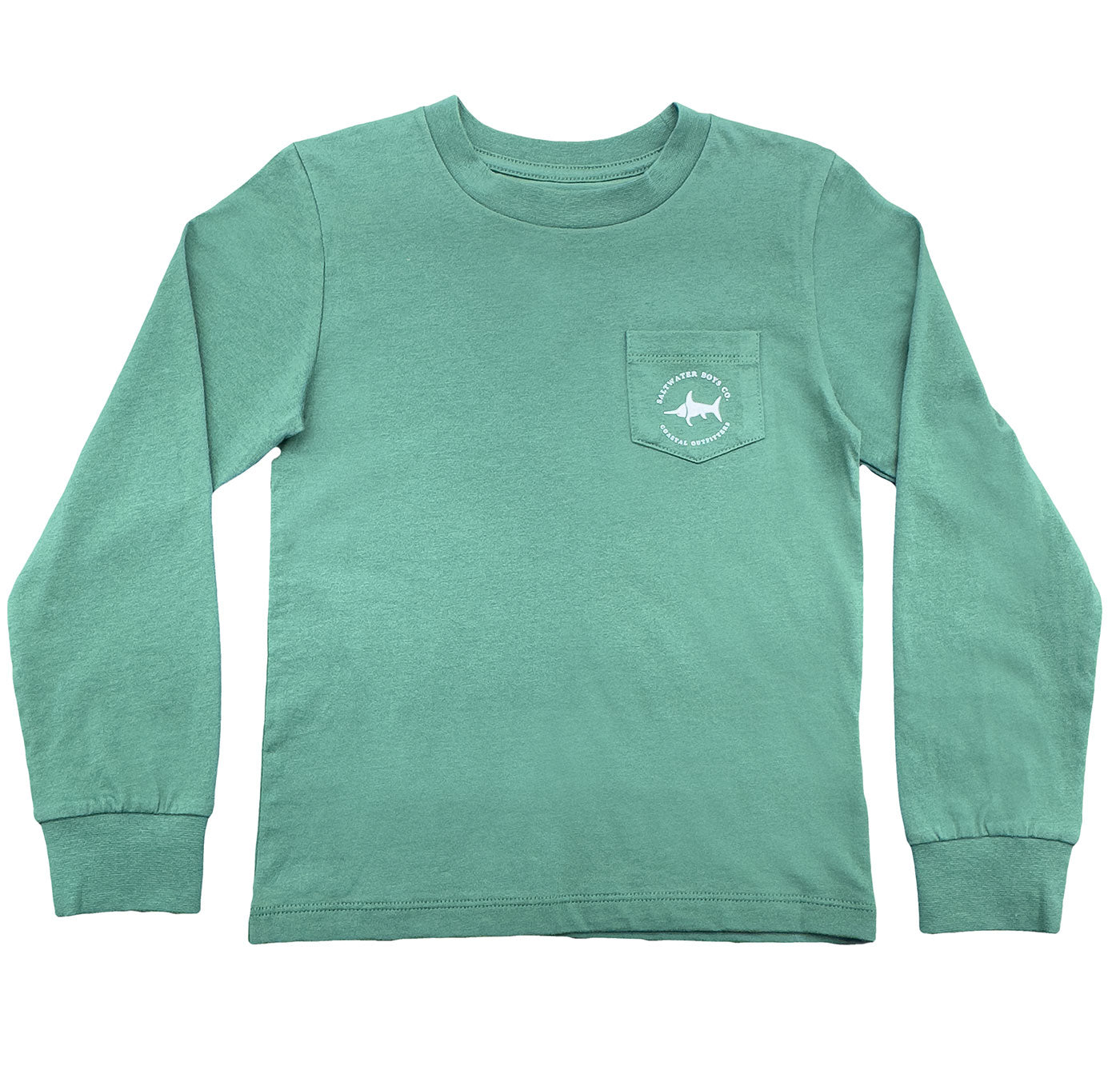 Plaid Deer Graphic Tee LS Green