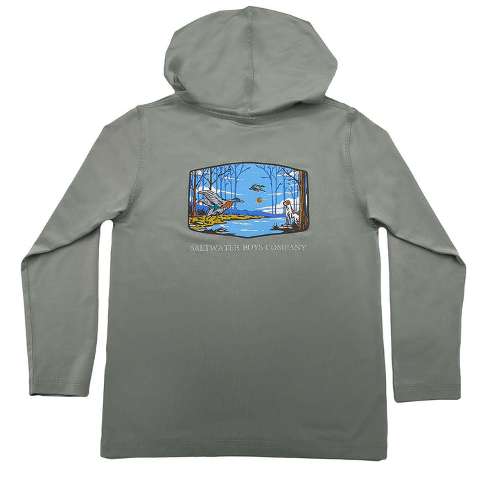 Field & Stream Boys Performance Hoodie Grey