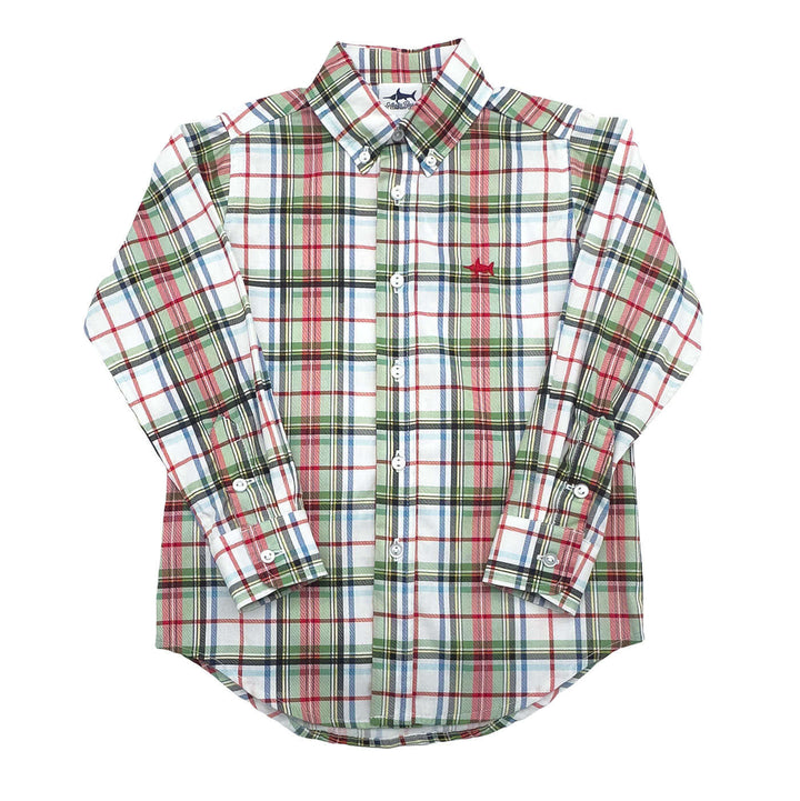 Rivers Reversible Boys Longall Creme Plaid