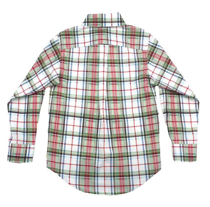 Rivers Reversible Boys Longall Creme Plaid