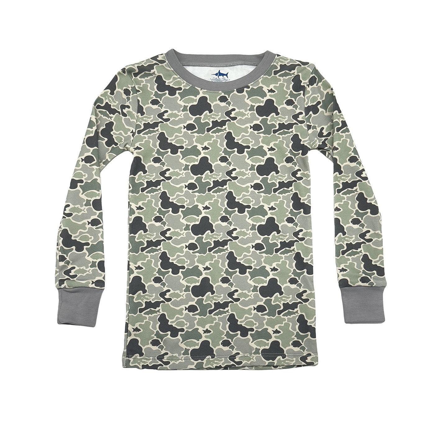Jekyll Pima 2 Piece Pajamas Camo Fish