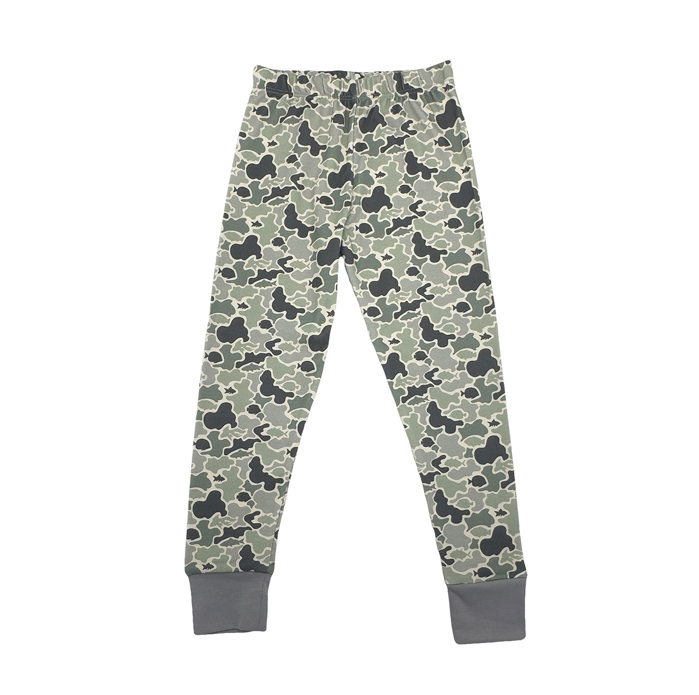 Jekyll Pima 2 Piece Pajamas Camo Fish