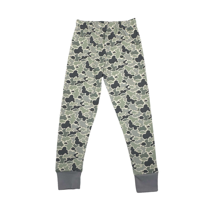 Jekyll Pima 2 Piece Boys Pajamas Camo Fish