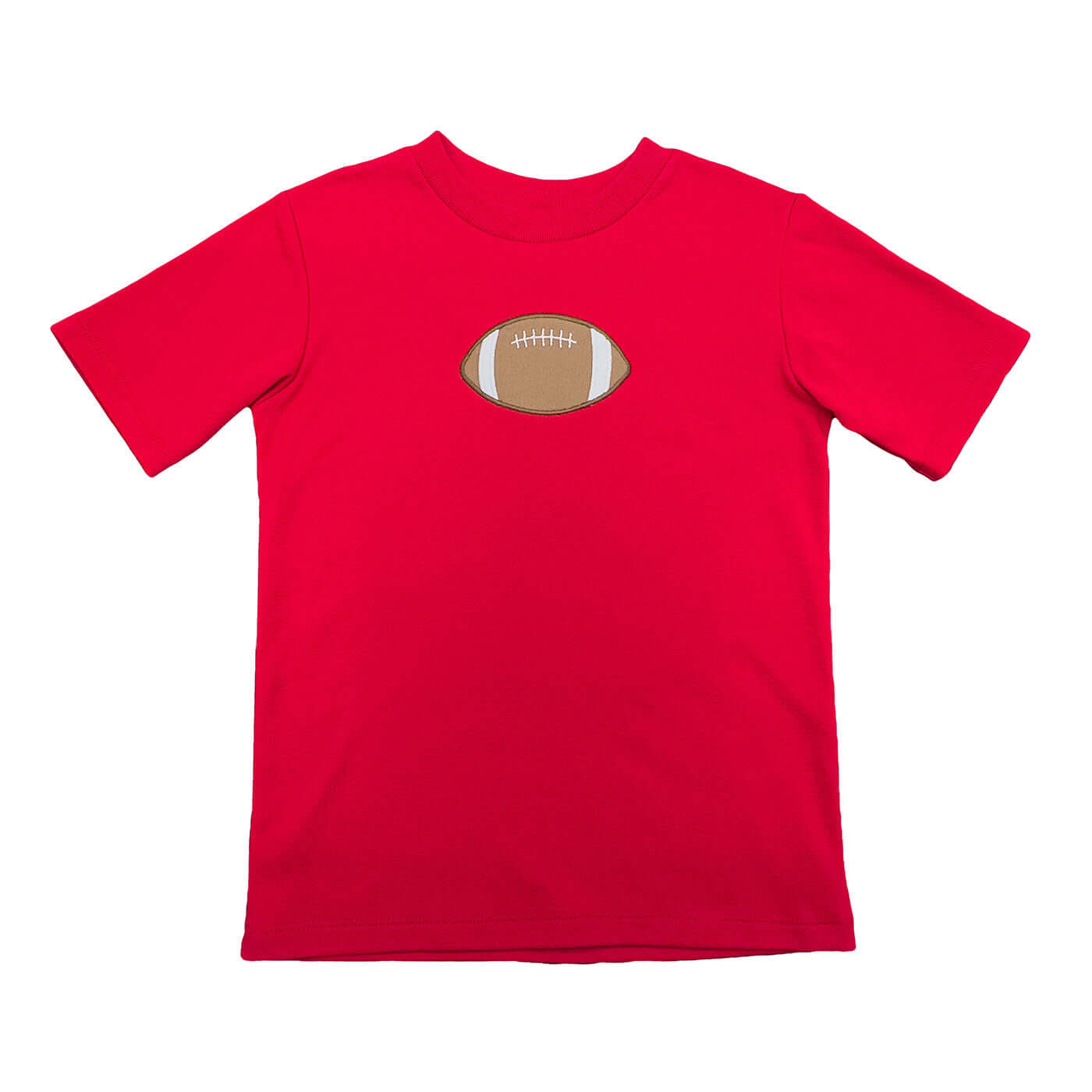 2 Piece Boys Applique Short Set - Football