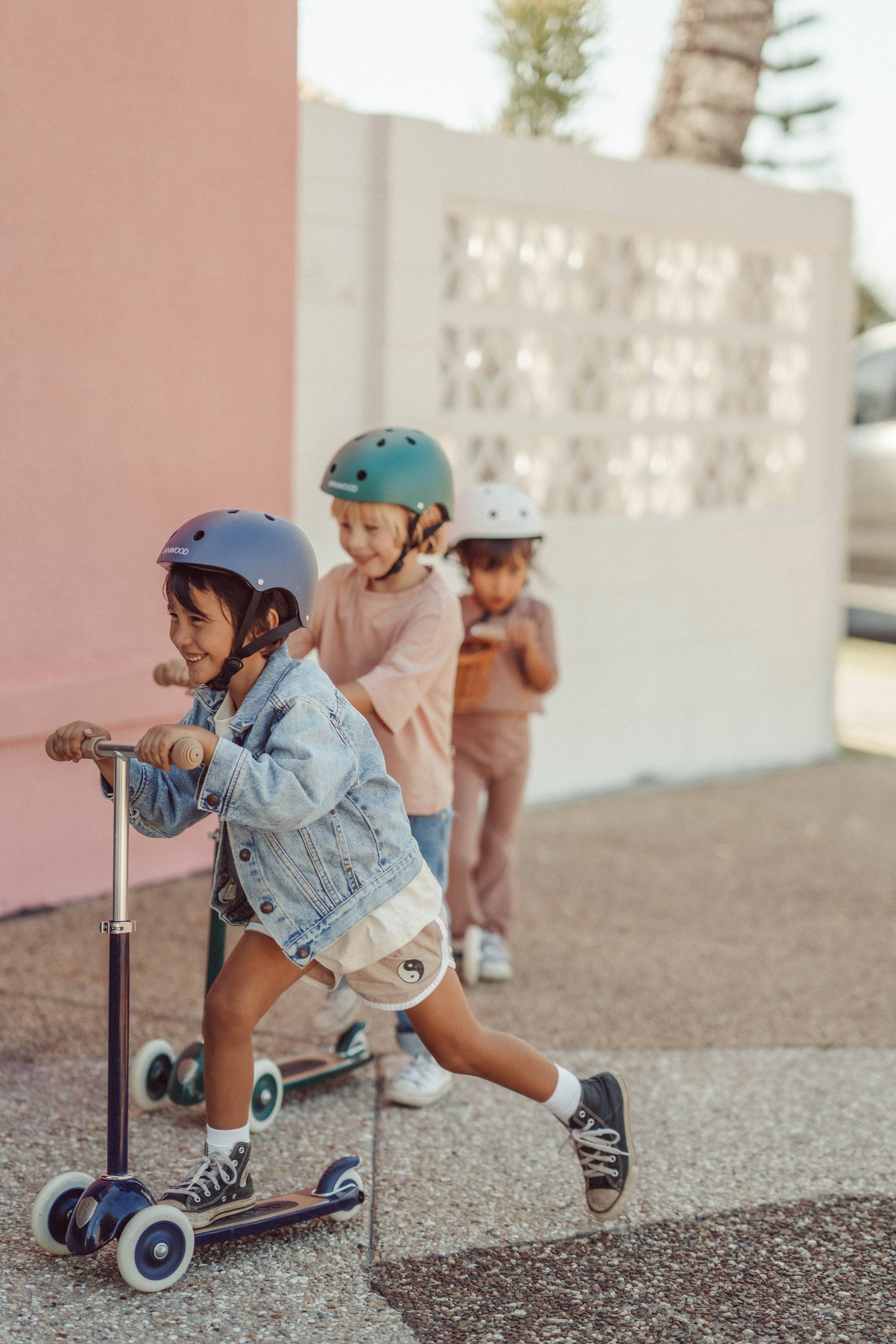 BANWOOD 3-WHEEL SCOOTER VINTAGE - NAVY