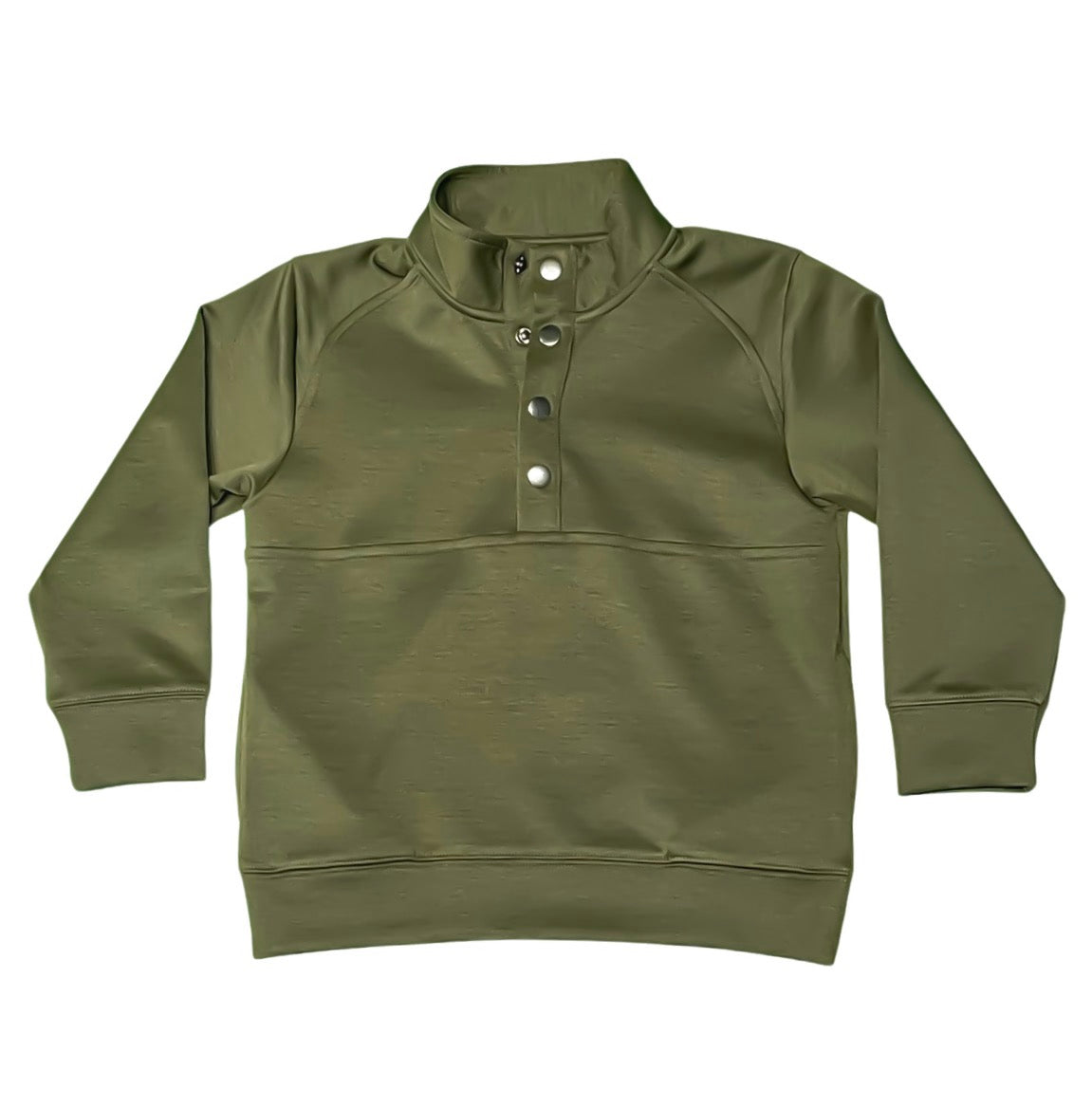 Pierce Performance Pullover Olive Green
